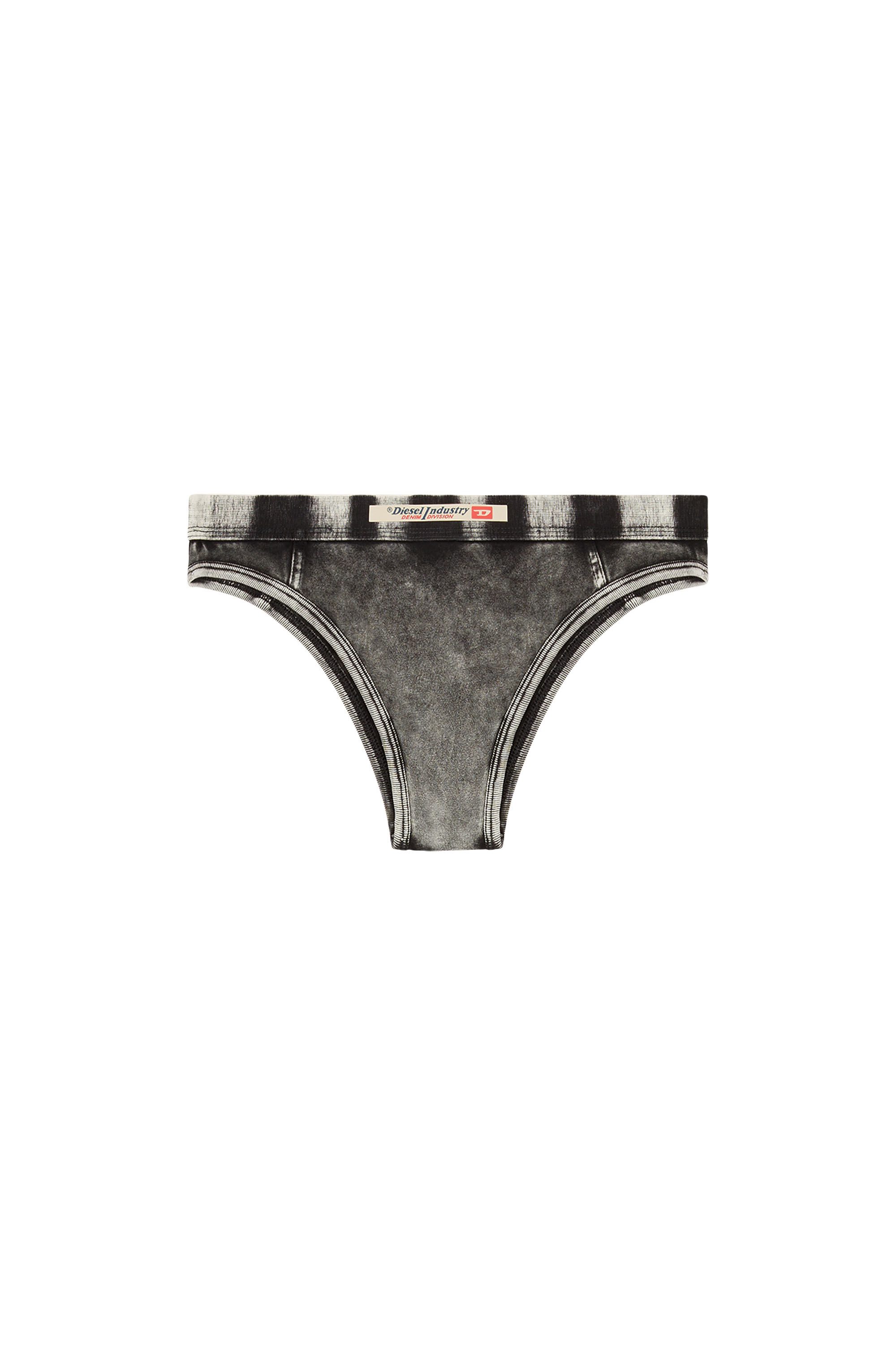 Diesel - CLODIA-DNM, Slip de tejido con efecto denim Mujer in Negro - 2