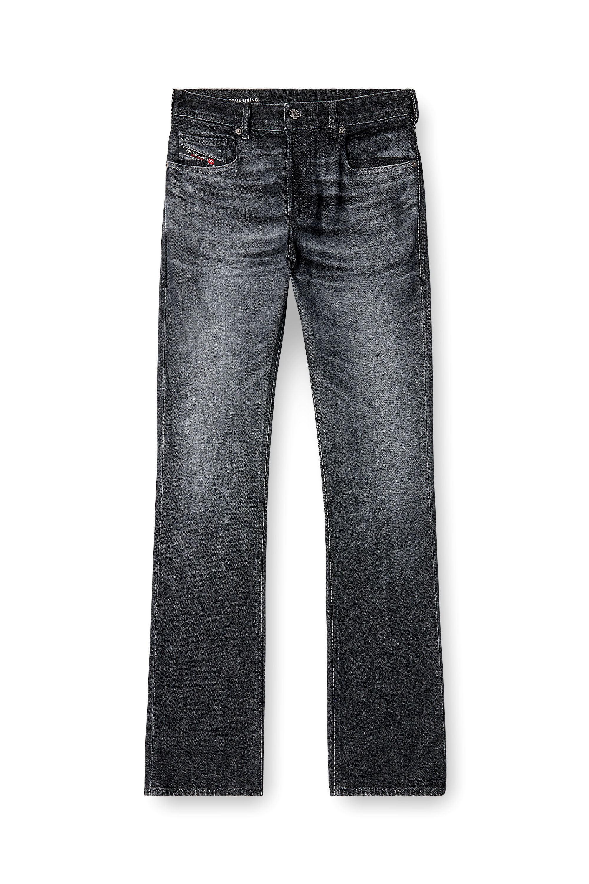 Diesel - Bootcut Jeans 2007 Zatiny 09N48 Hombre, Negro/Gris oscuro - 6
