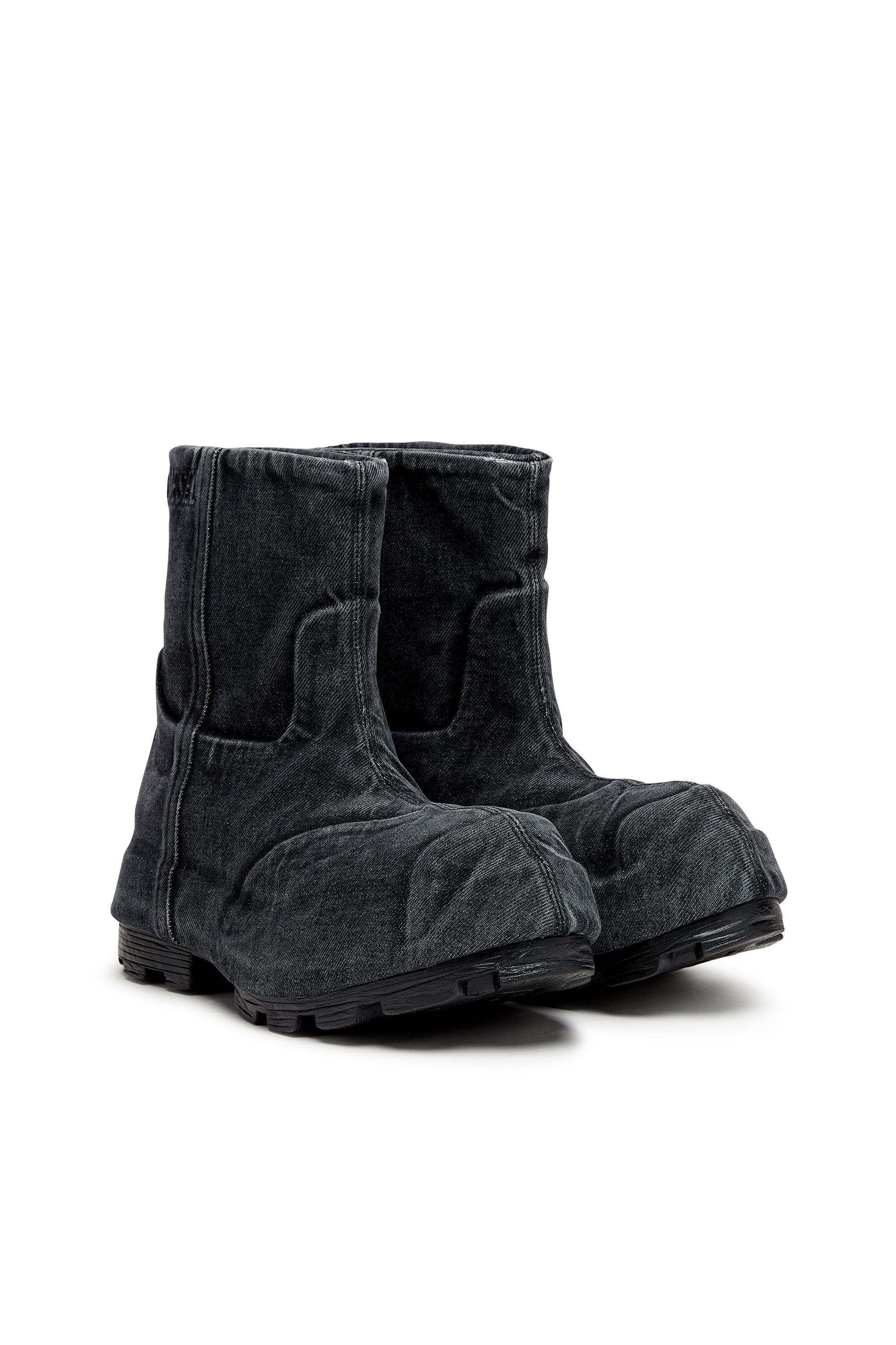 D Hammer Ch Md Boots Botines Chelsea en denim lavado Mujer D