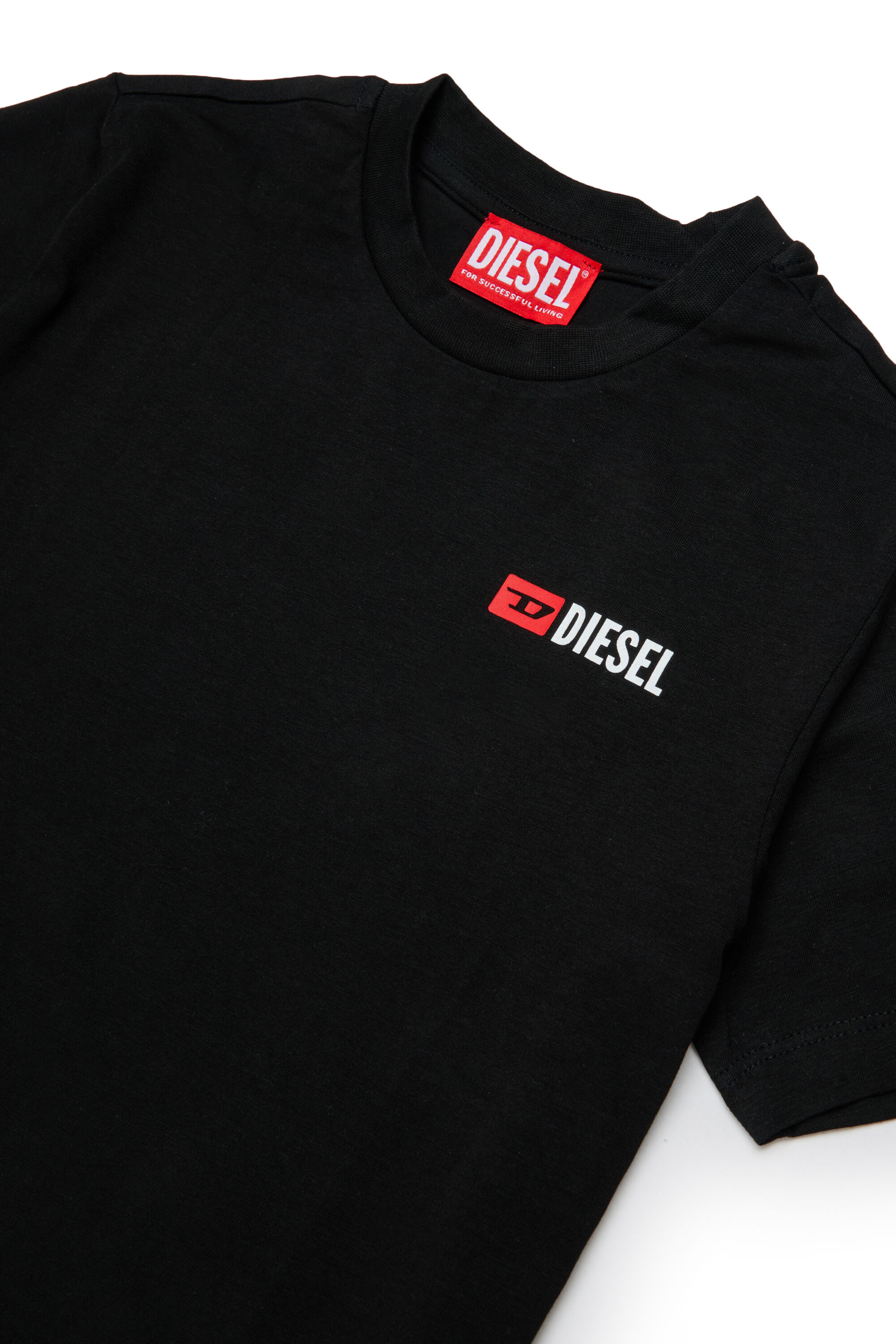 Diesel - UTRIM, Camiseta de algod&oacute;n con estampado de logo Hombre in Negro - 3