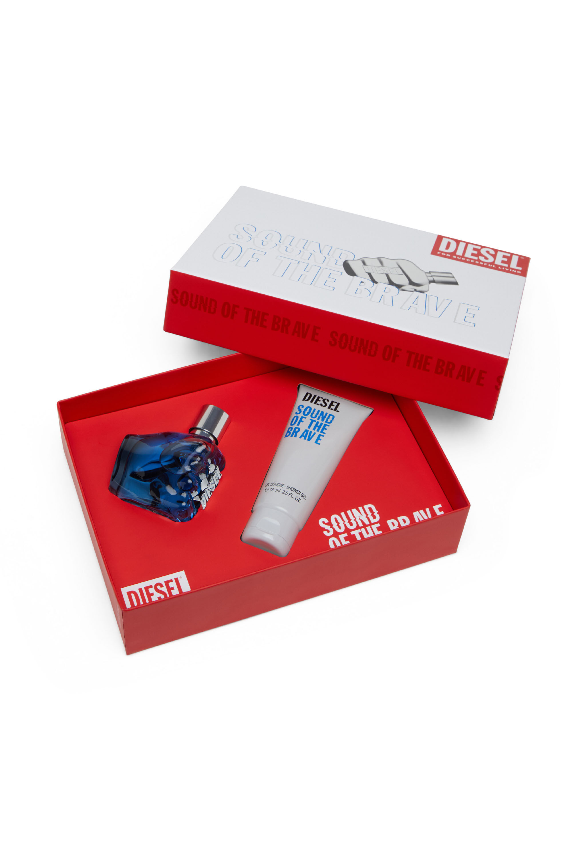Diesel - SOUND OF THE BRAVE 50 ML GIFT SET, Set de regalo SOUND OF THE BRAVE Hombre in Blanco - 2