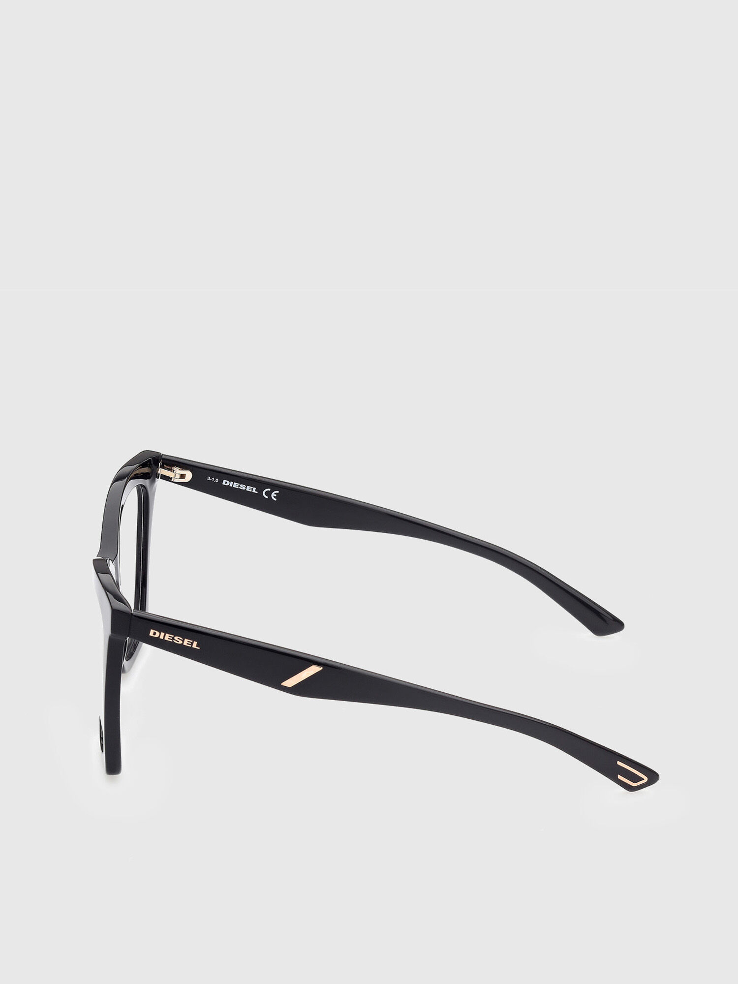 Diesel - DL5400, Gafas con montura oversize en forma de mariposa Mujer in Negro - 3