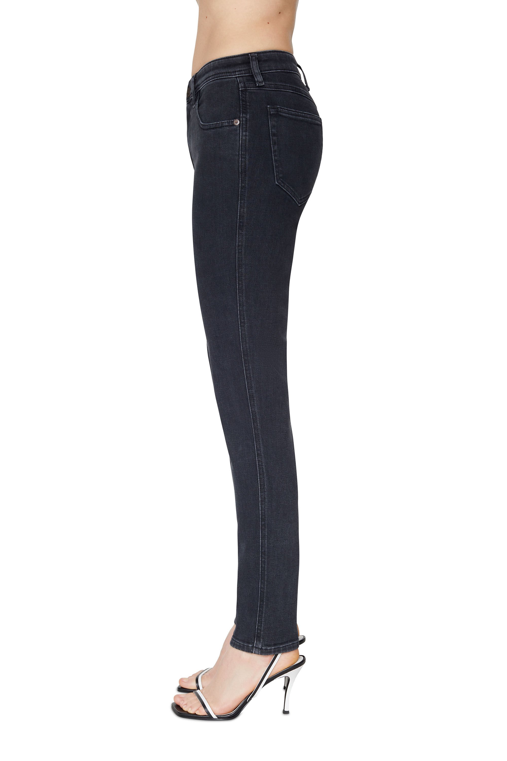 Diesel - Skinny Jeans 2015 Babhila Z870G, Negro/Gris oscuro - Image 5