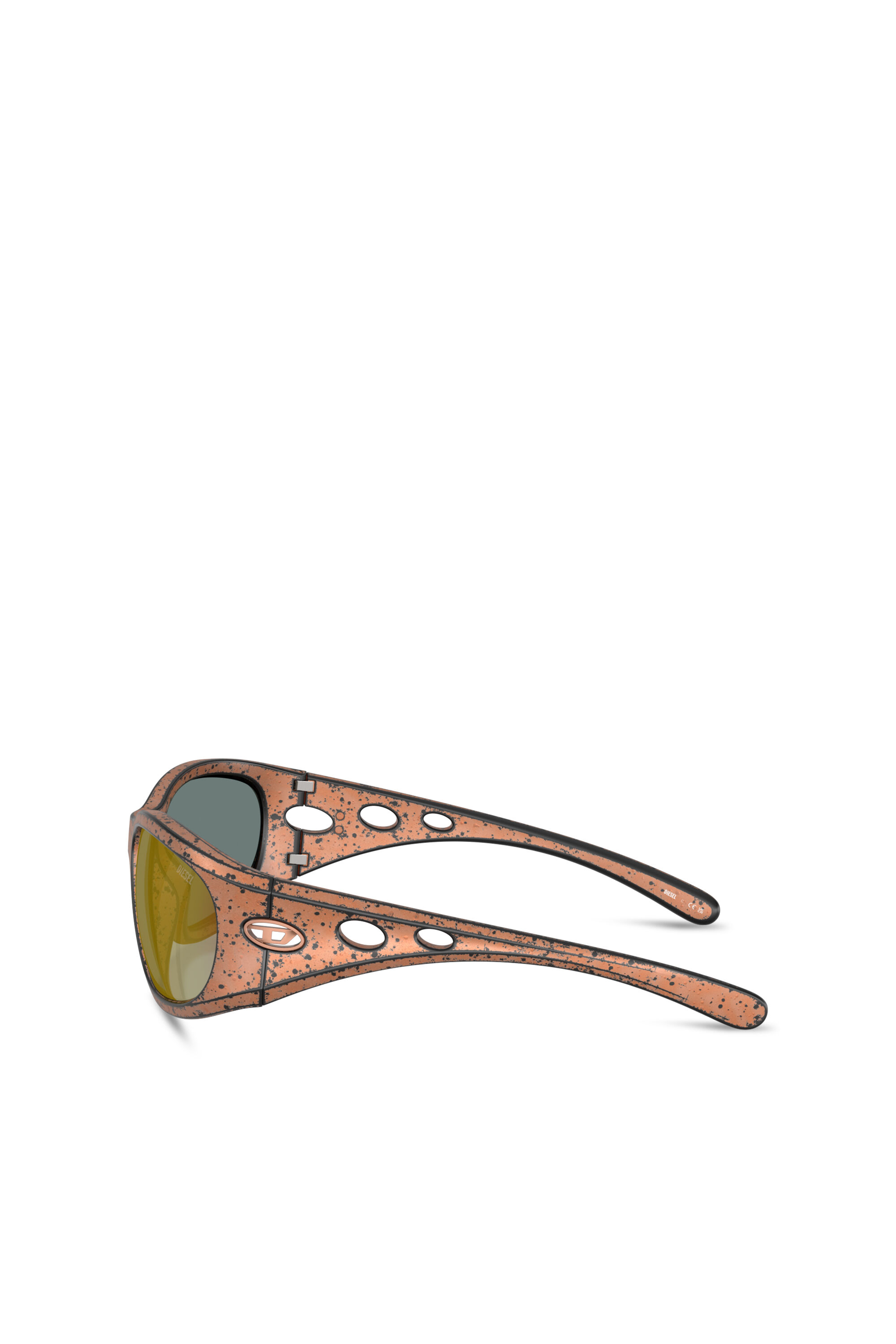 Diesel - 0DL3012U, Gafas de sol rectangulares Unisex in Marrón - 2