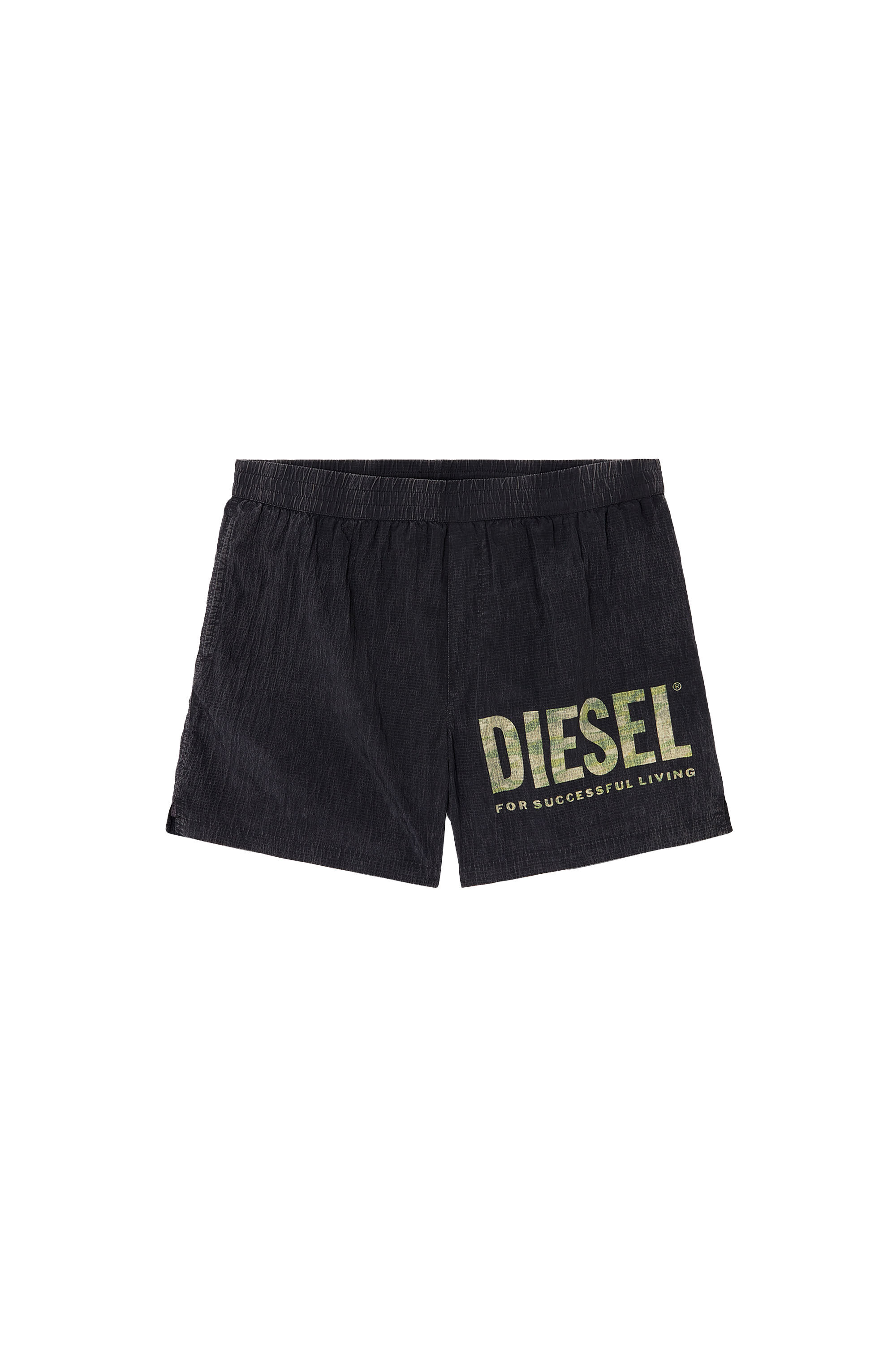 Diesel - RIO-41-UTLT, Bañadores de longitud media en ripstop con estampado de camuflaje Hombre in Multicolor - 1