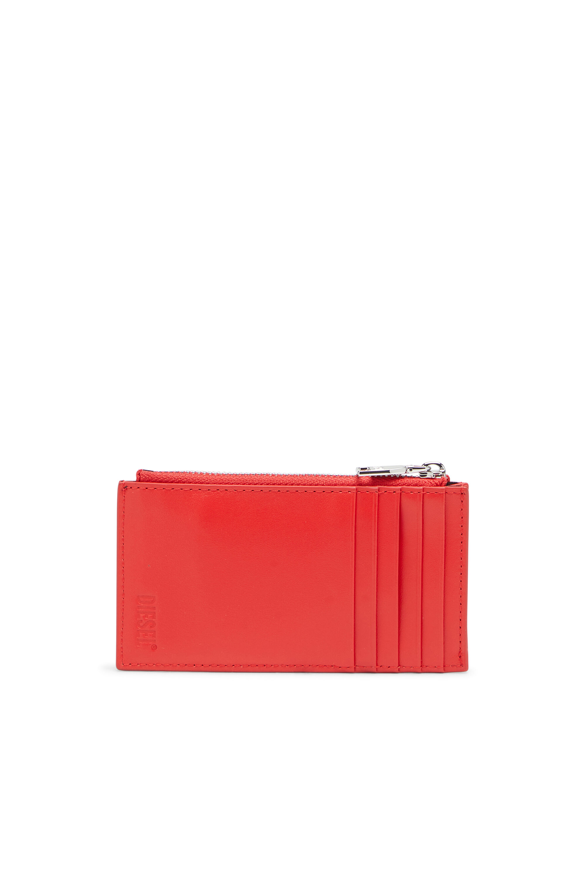 Diesel - PLAY CARD HOLDER III, Tarjetero con acabado brillante Mujer in Rojo - 2