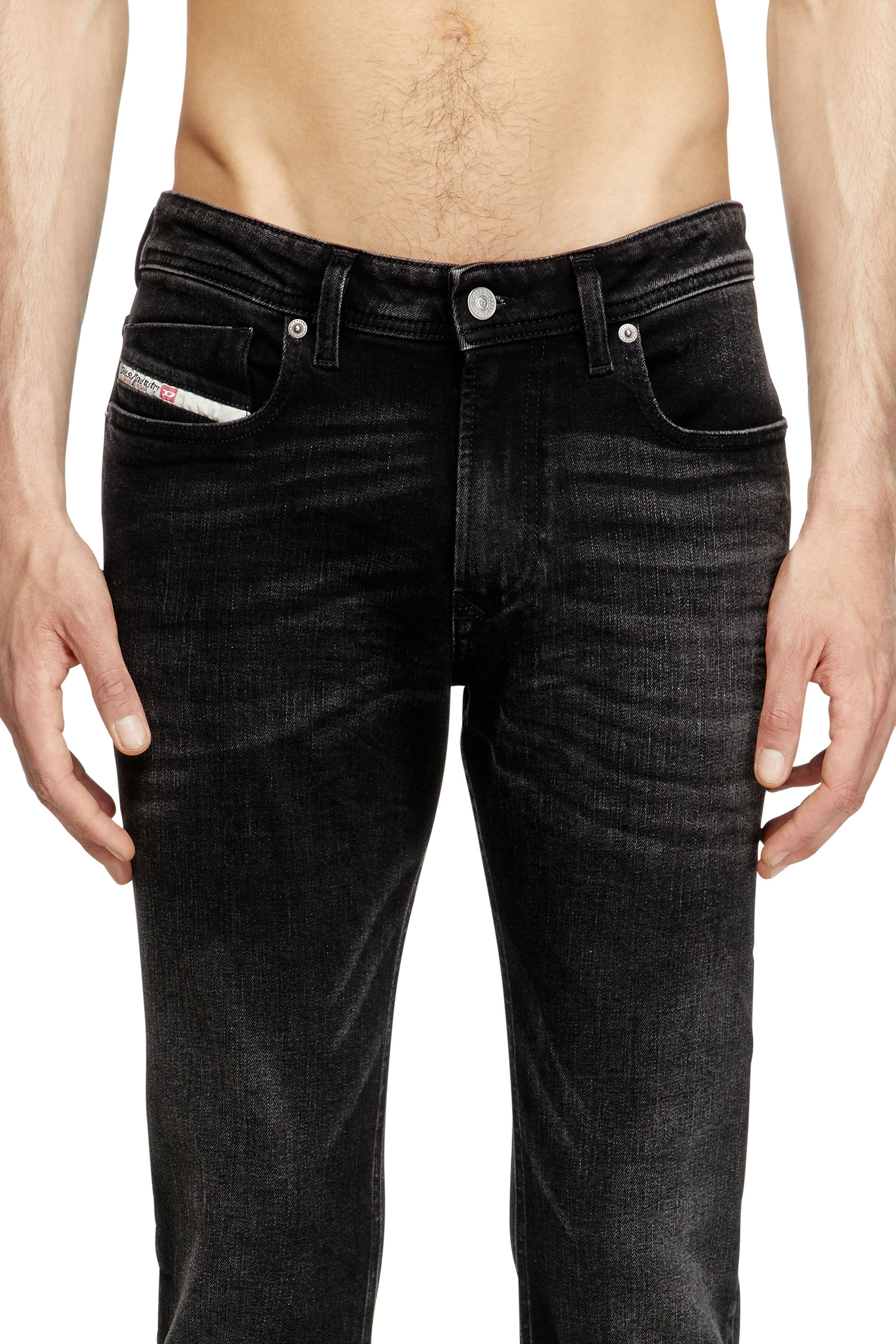 Diesel - Skinny Jeans 1979 Sleenker 0GRDA Hombre, Negro/Gris oscuro - 5