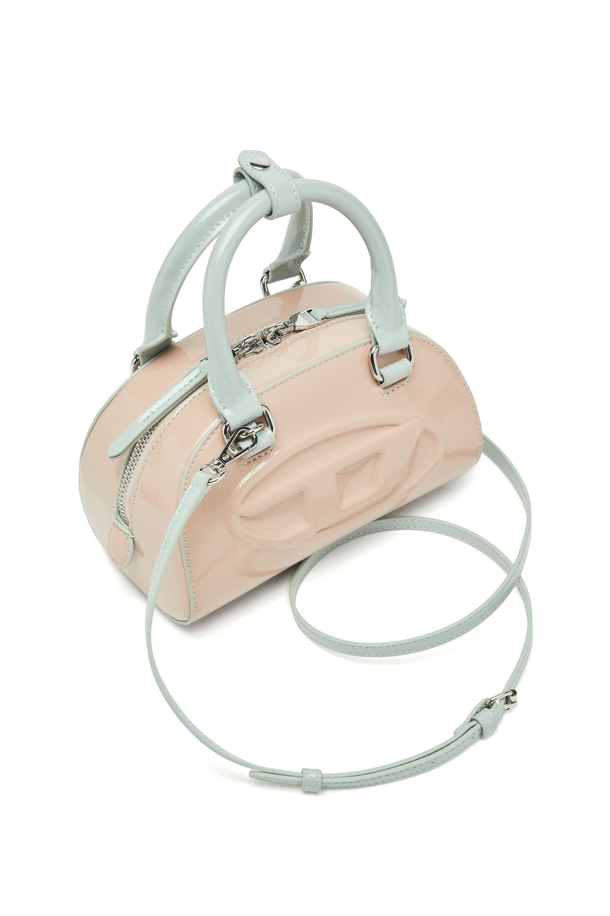 Diesel - 1DR DOME CROSSBODY, 1DR Dome-Bolso bowling mini con efecto naplak Mujer in ToBeDefined - 5