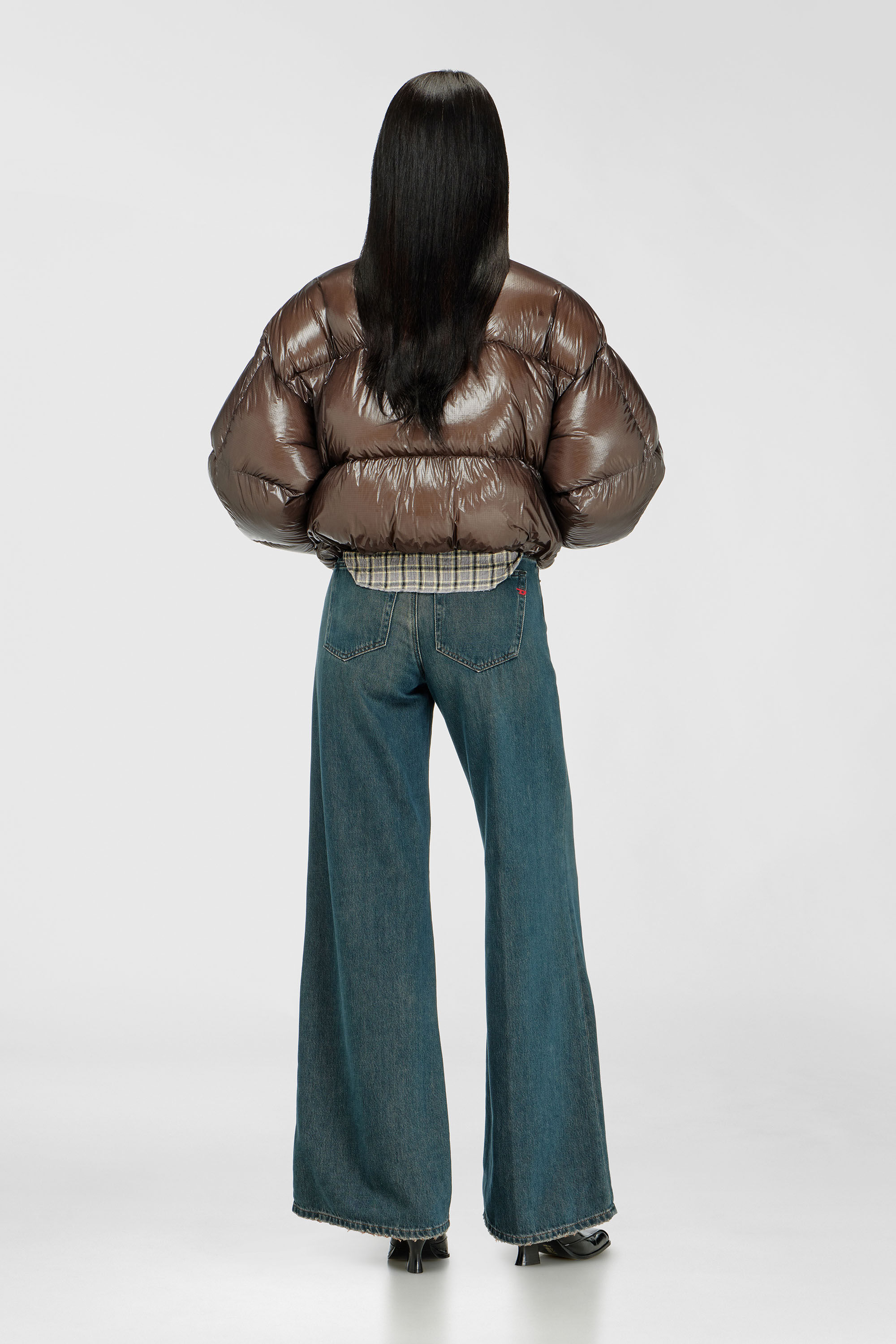 Diesel - Flare Jeans 1978 D-Akemi 09P83 Mujer, Azul Oscuro - 3