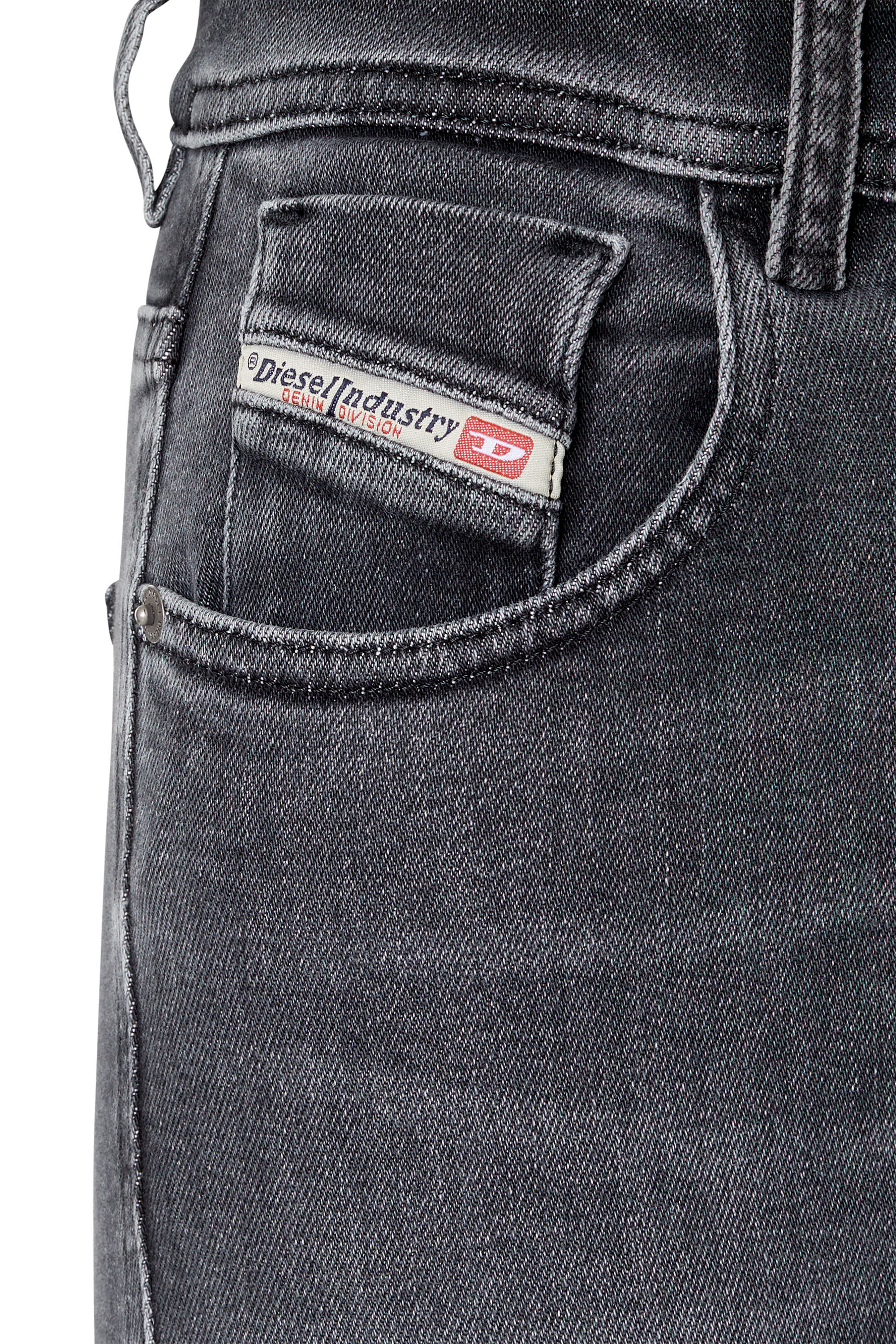 Diesel - Super skinny Jeans 1984 Slandy-High 09D61, Negro/Gris oscuro - Image 6