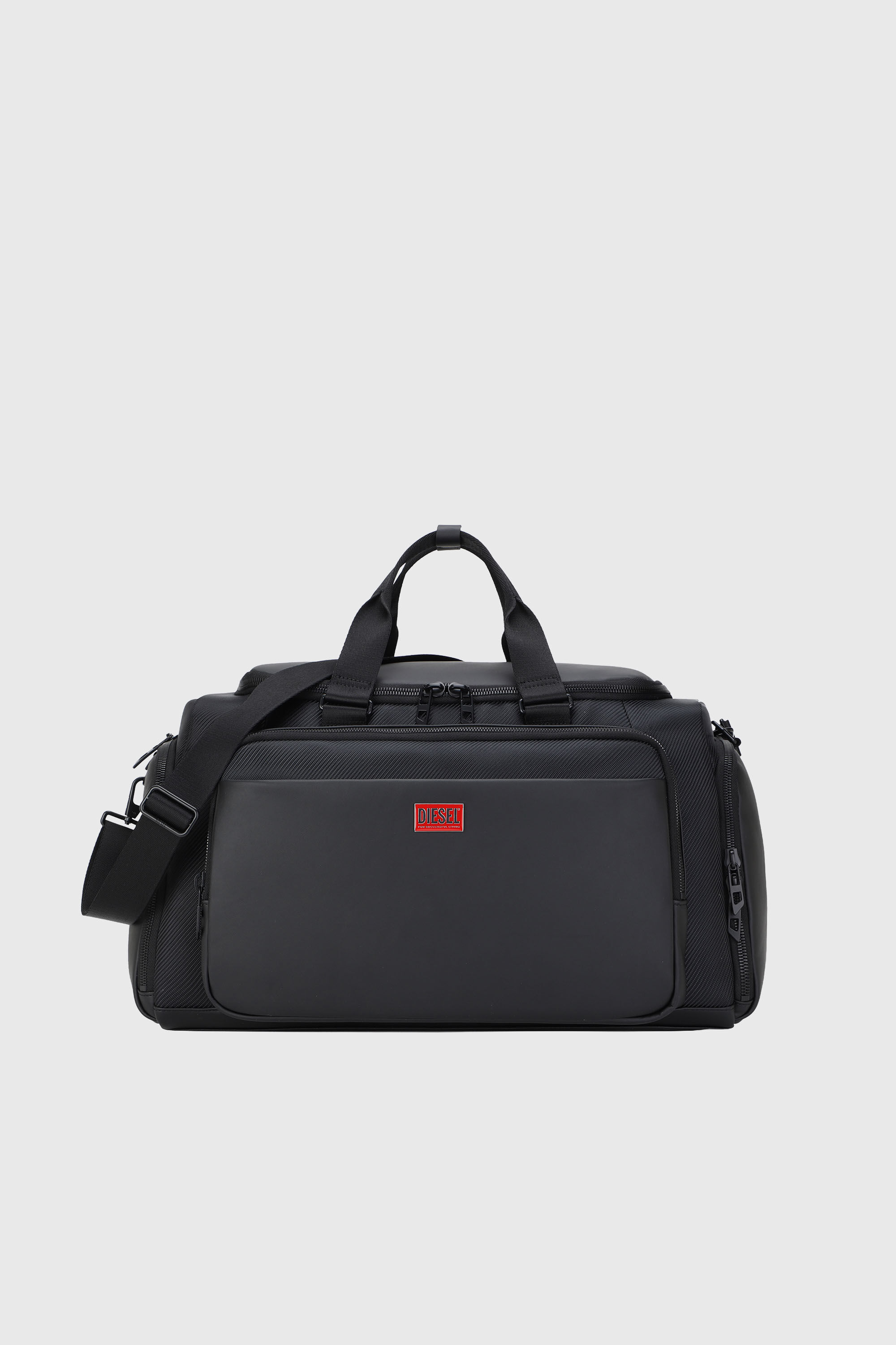 Diesel - DIESEL CARBON FIBER DUFFLE-BLACK DSB002, Bolso de viaje pr&aacute;ctico para negocios Unisex in Negro - 1