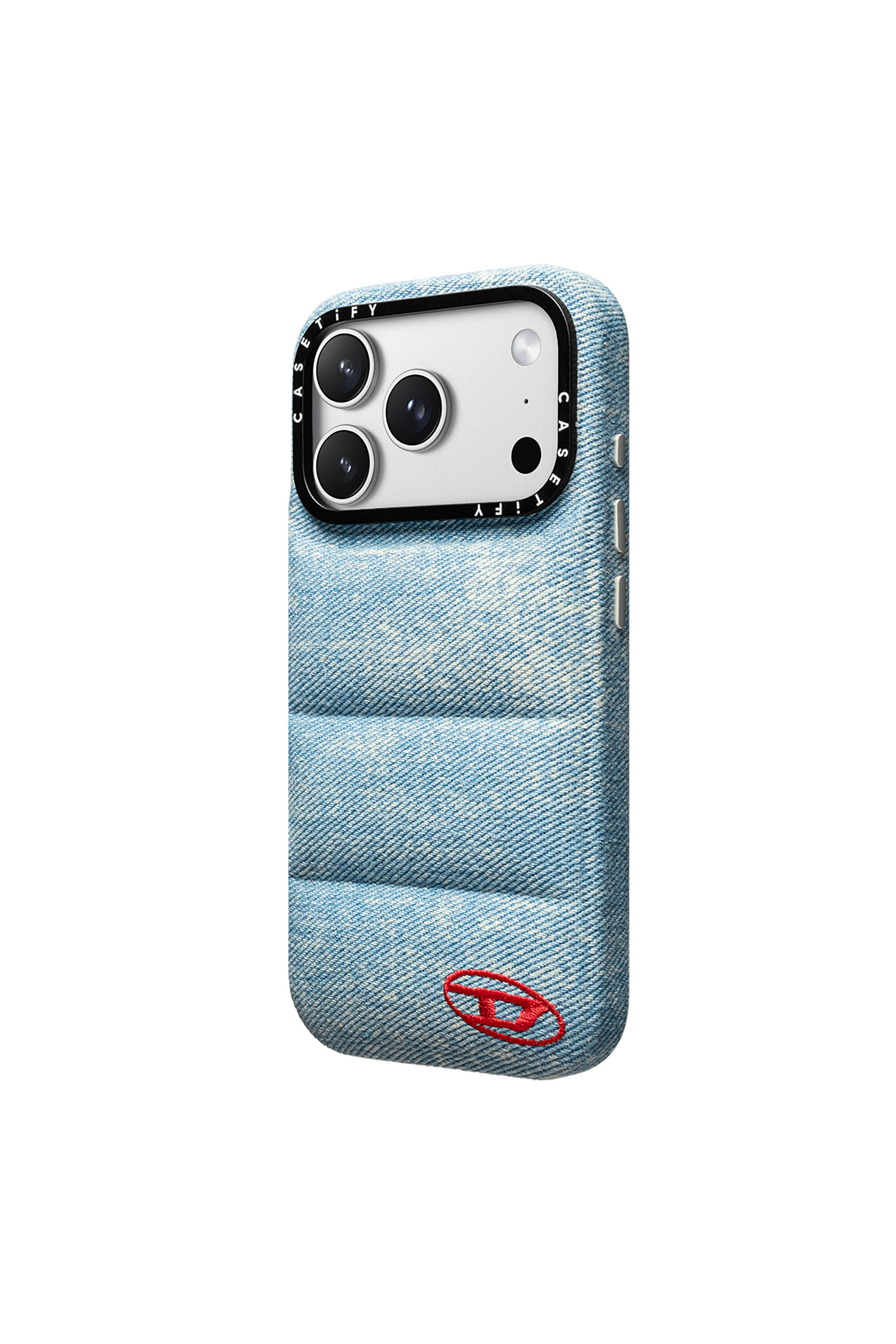 Diesel - 60609 MOULDED CASE, Funda Puffer por iPhone 17 Pro Max Unisex in Azul marino - 2