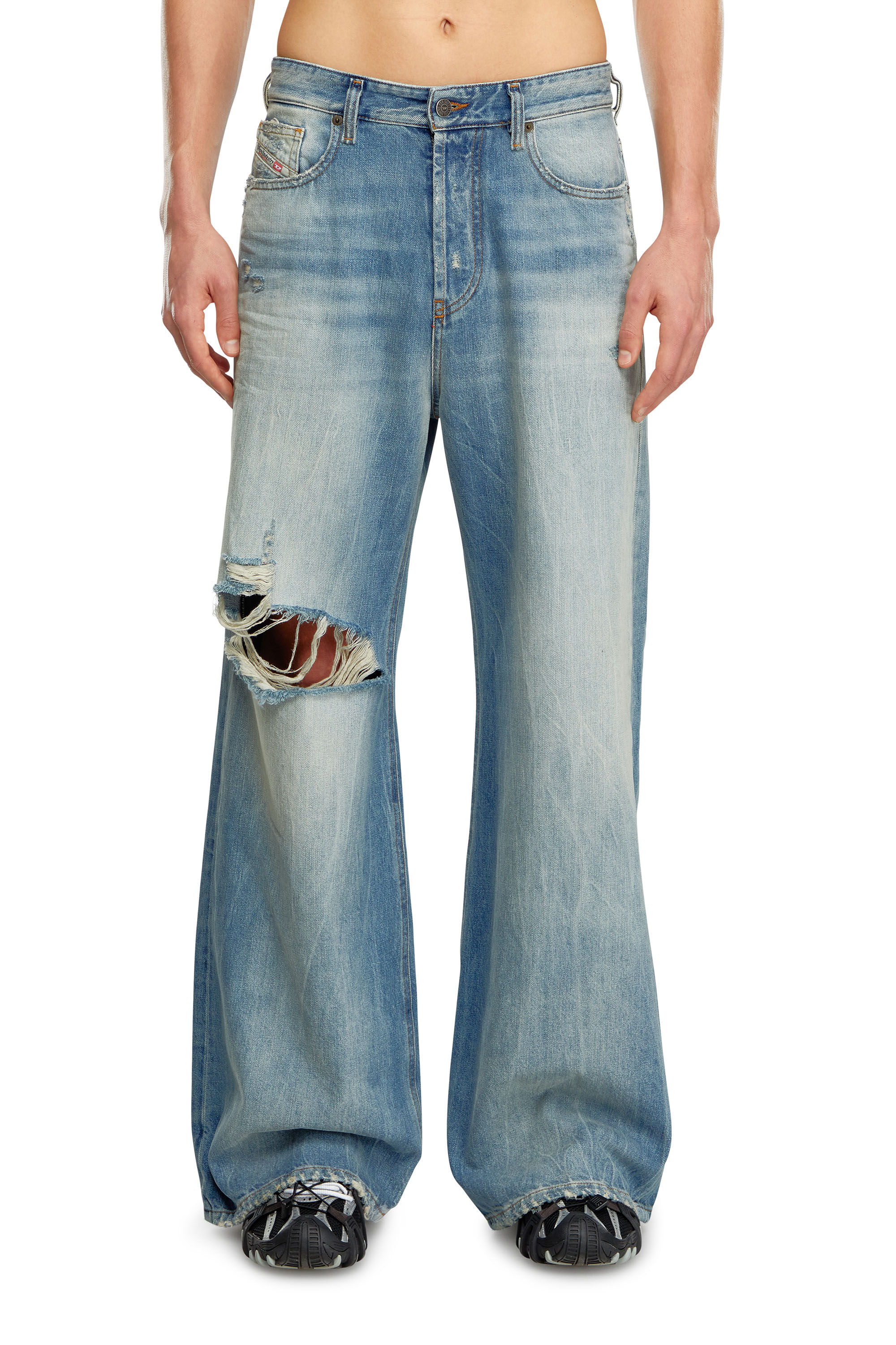 Diesel - Straight Jeans 1996 D-Sire 09H58, Azul Claro - Image 7