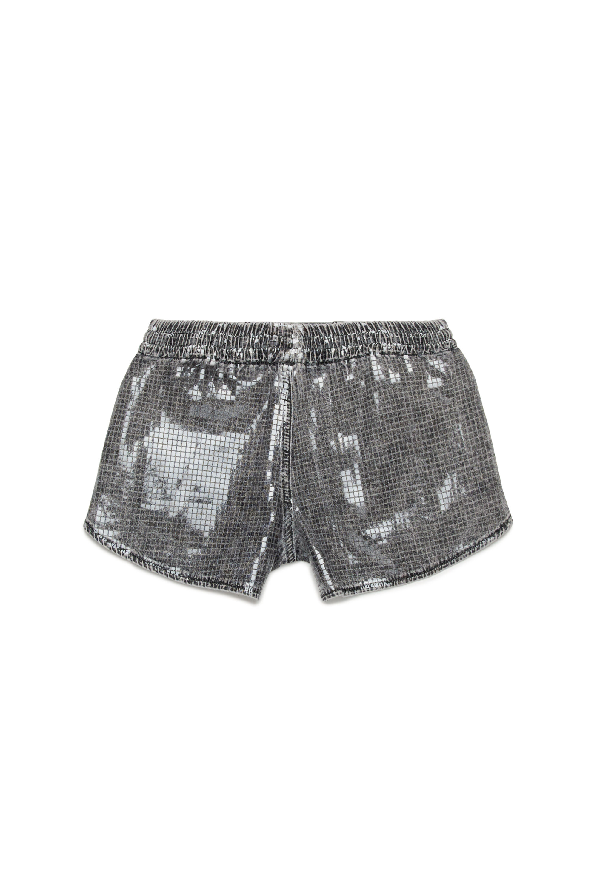 Diesel - PSUNNY, Pantalones cortos deportivos en denim con lentejuelas Mujer in Negro - 2