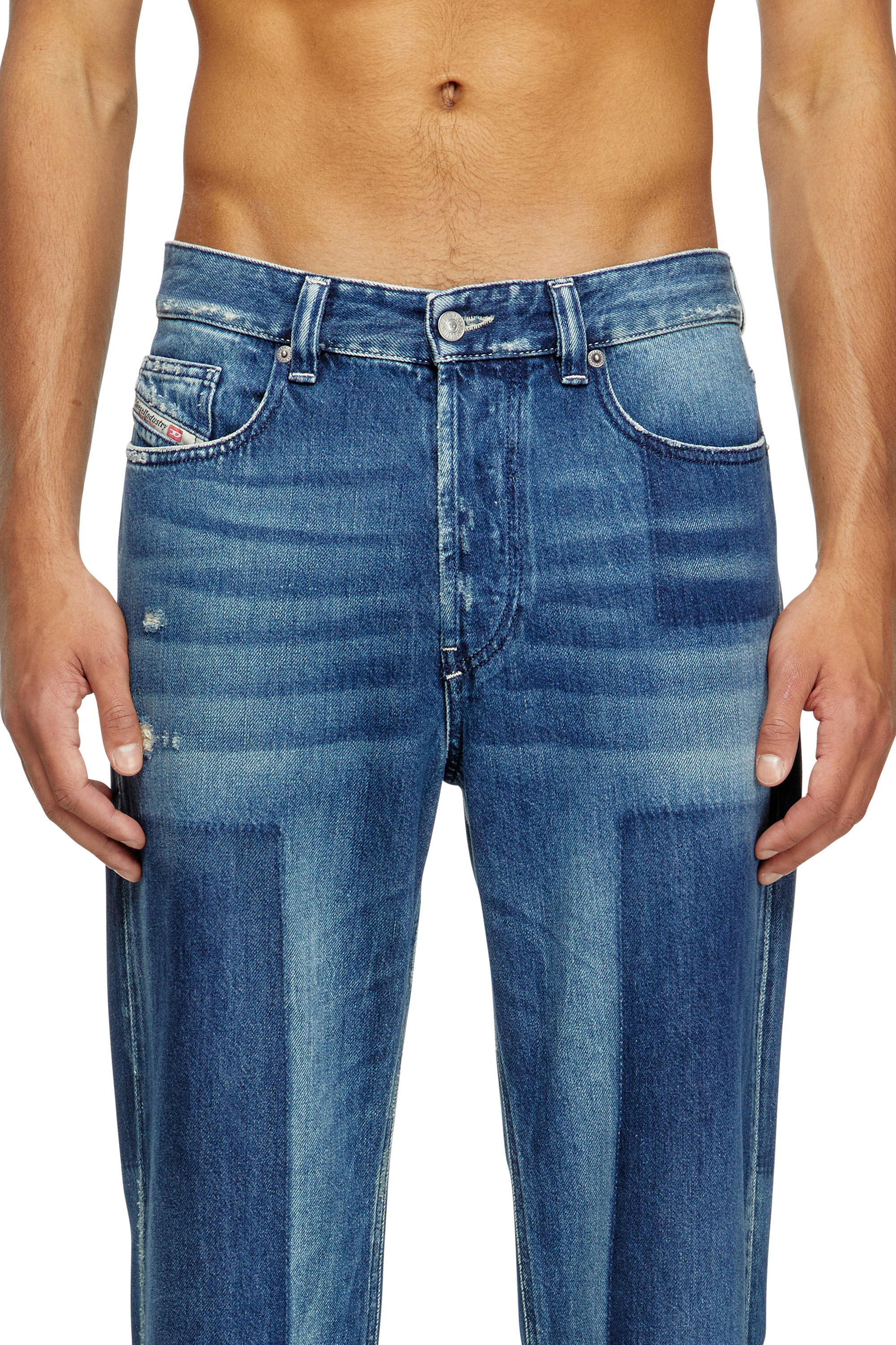 Diesel - Regular Jeans 2024 D-Macs 09M52 Hombre, Azul Oscuro - 5