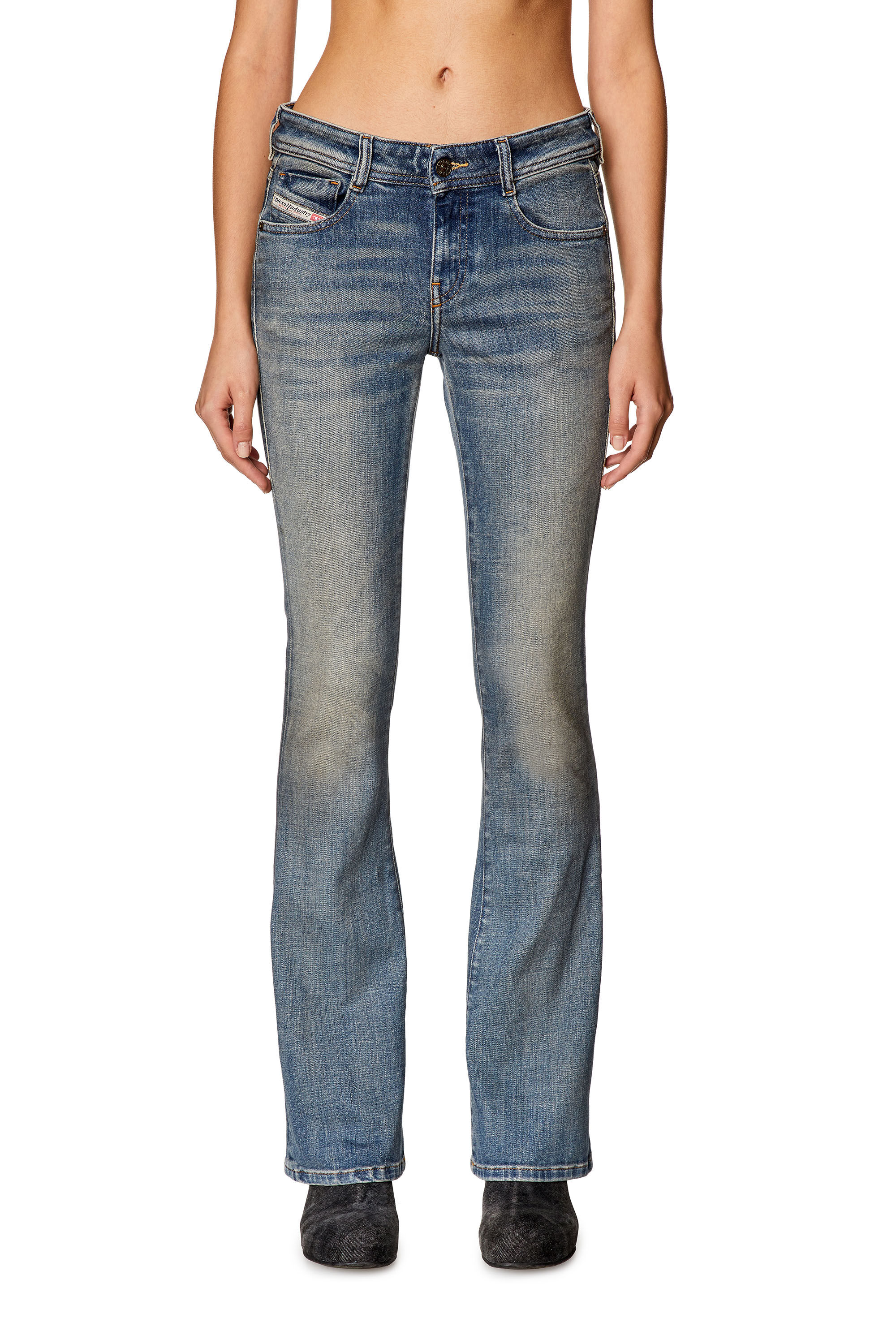 Diesel - Bootcut and Flare Jeans 1969 D-Ebbey 09H69, Azul Oscuro - Image 3