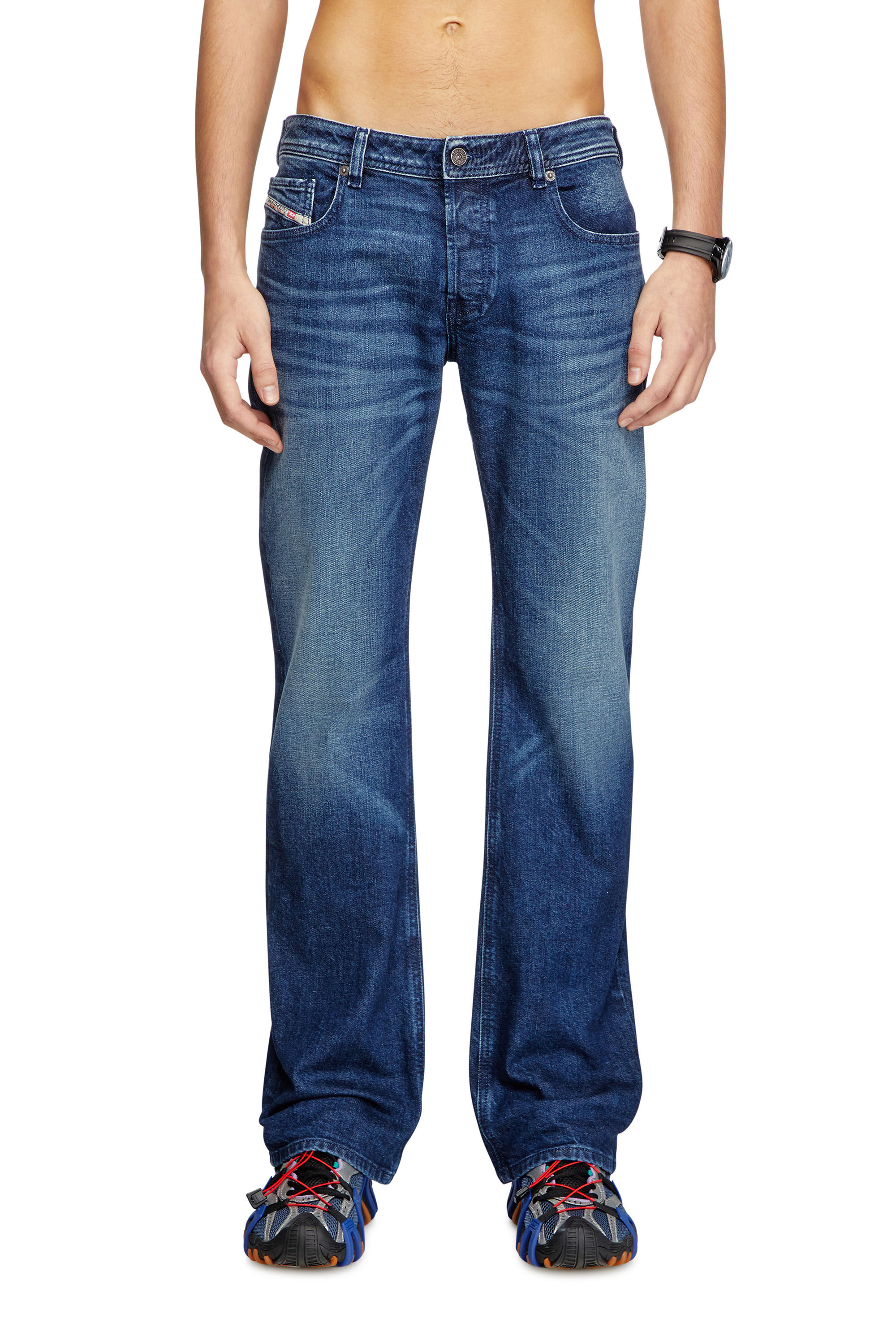 Diesel - Bootcut Jeans 2007 Zatiny 09L51 Hombre, Azul Oscuro - 3
