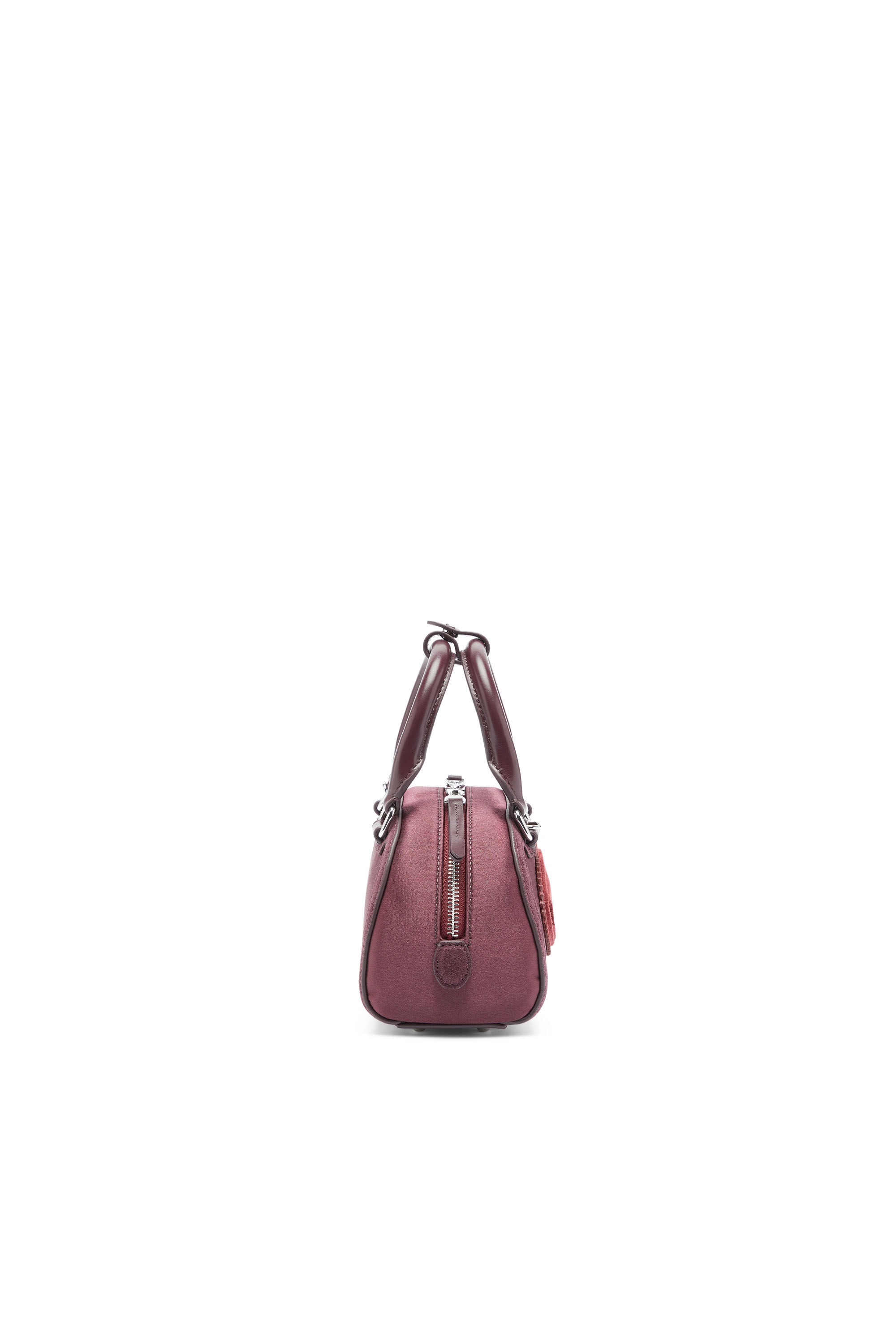 Diesel - 1DR DOME CROSSBODY, 1DR Dome - Peque&ntilde;o bolso bandolera de sat&eacute;n y ante Mujer in ToBeDefined - 4