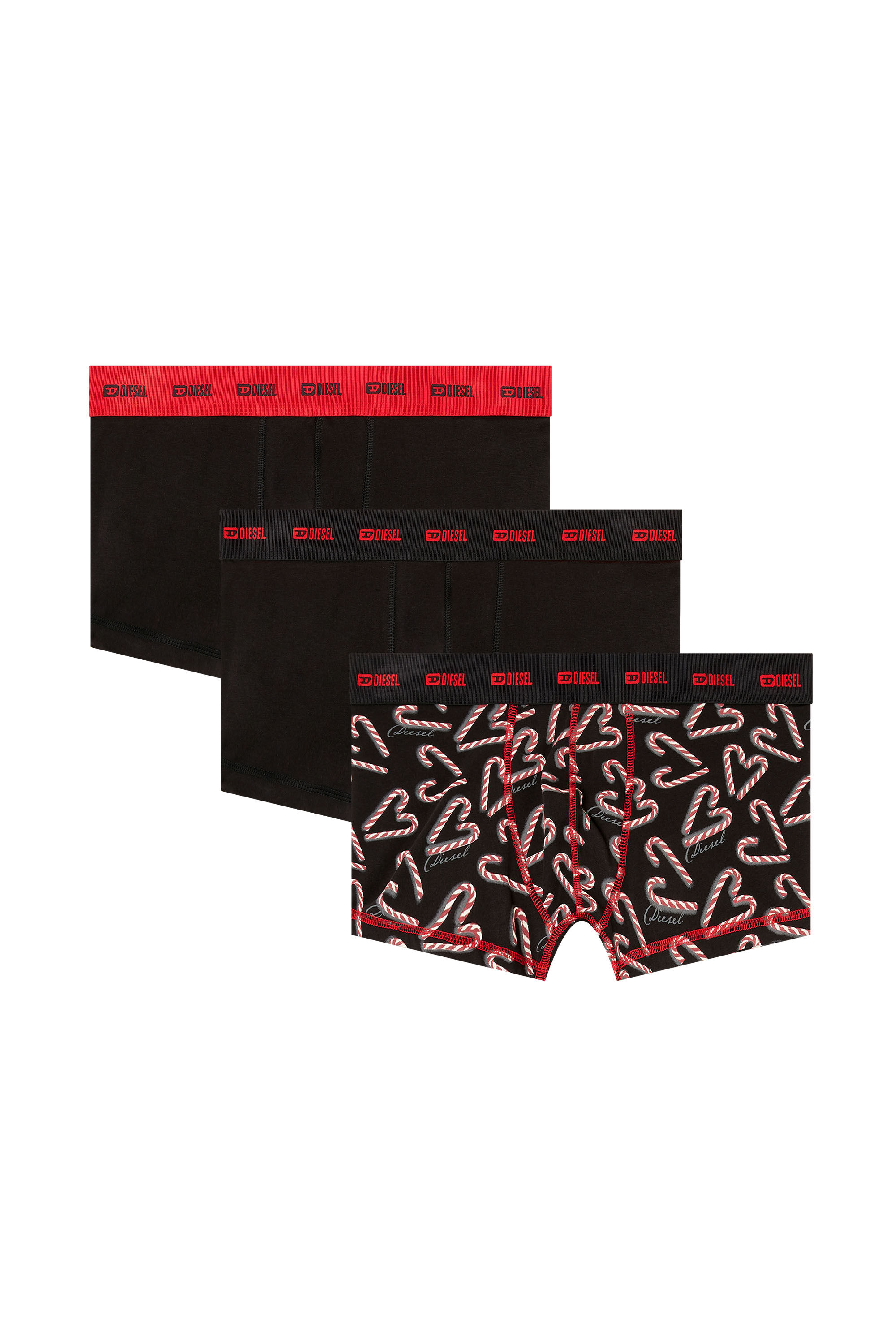 Diesel - DAMIEN-GFT-UTLT-3PACK, Juego de tres b&oacute;xers de algod&oacute;n el&aacute;stico Hombre in Multicolor - 2