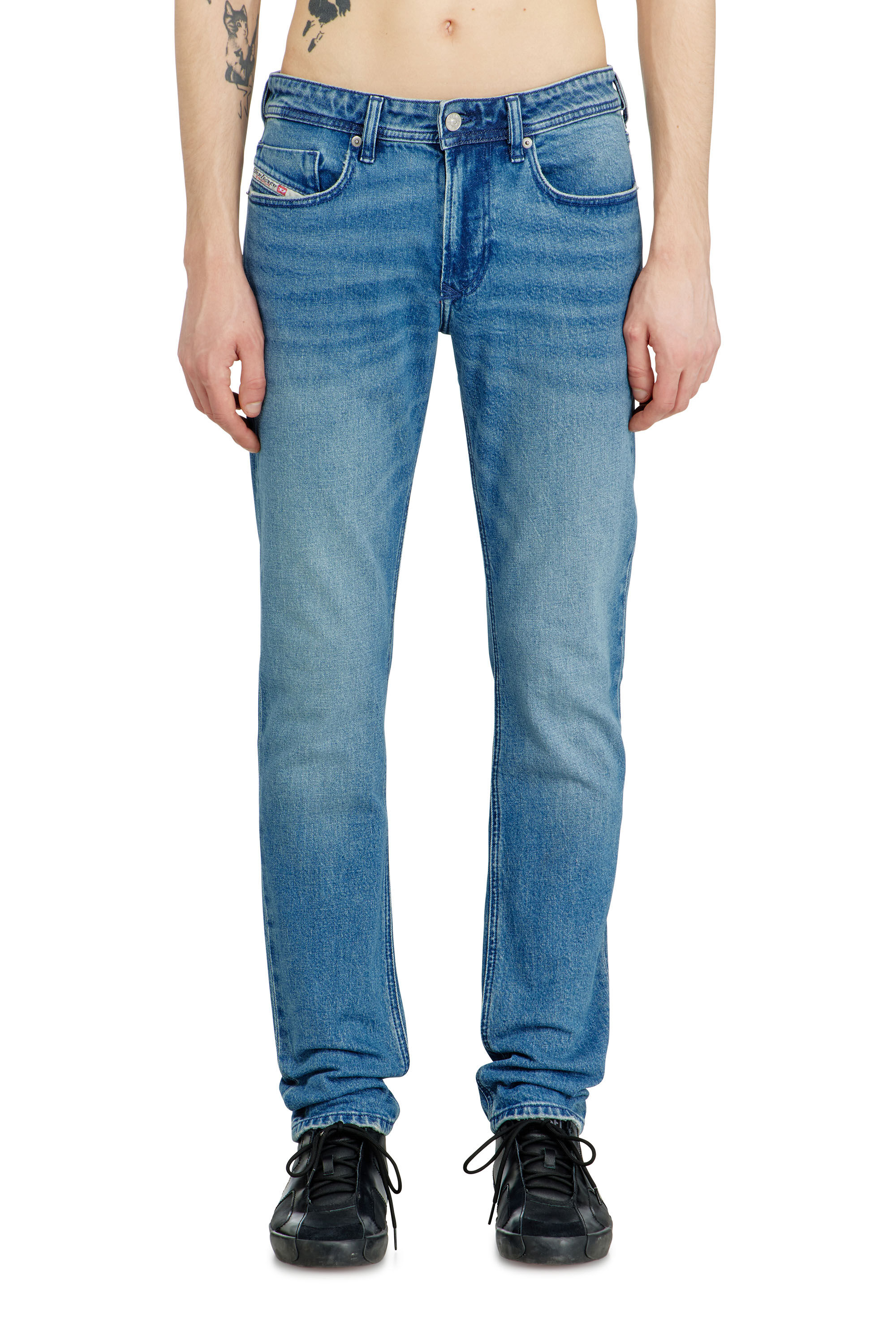 Diesel - Skinny Jeans 1979 Sleenker 0BEBI Hombre, Azul Claro - 2