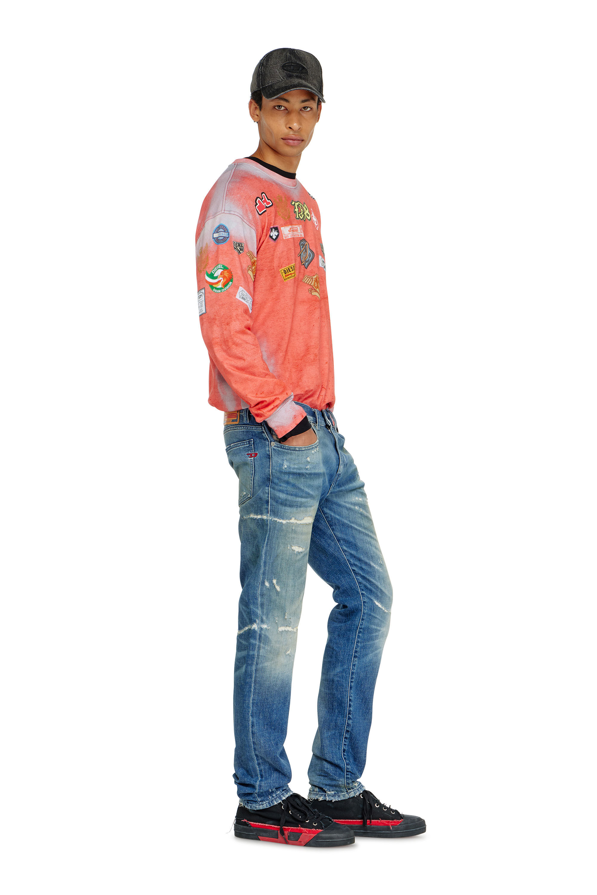 Diesel - Slim Jeans 2019 D-Strukt 007EN Hombre, Azul medio - 1