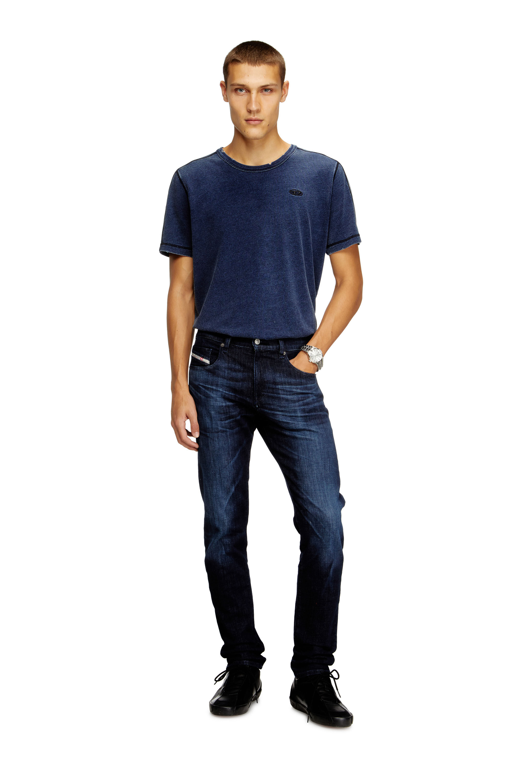 Diesel - Slim Jeans 2019 D-Strukt 0ADBL Hombre, Azul Oscuro - 1