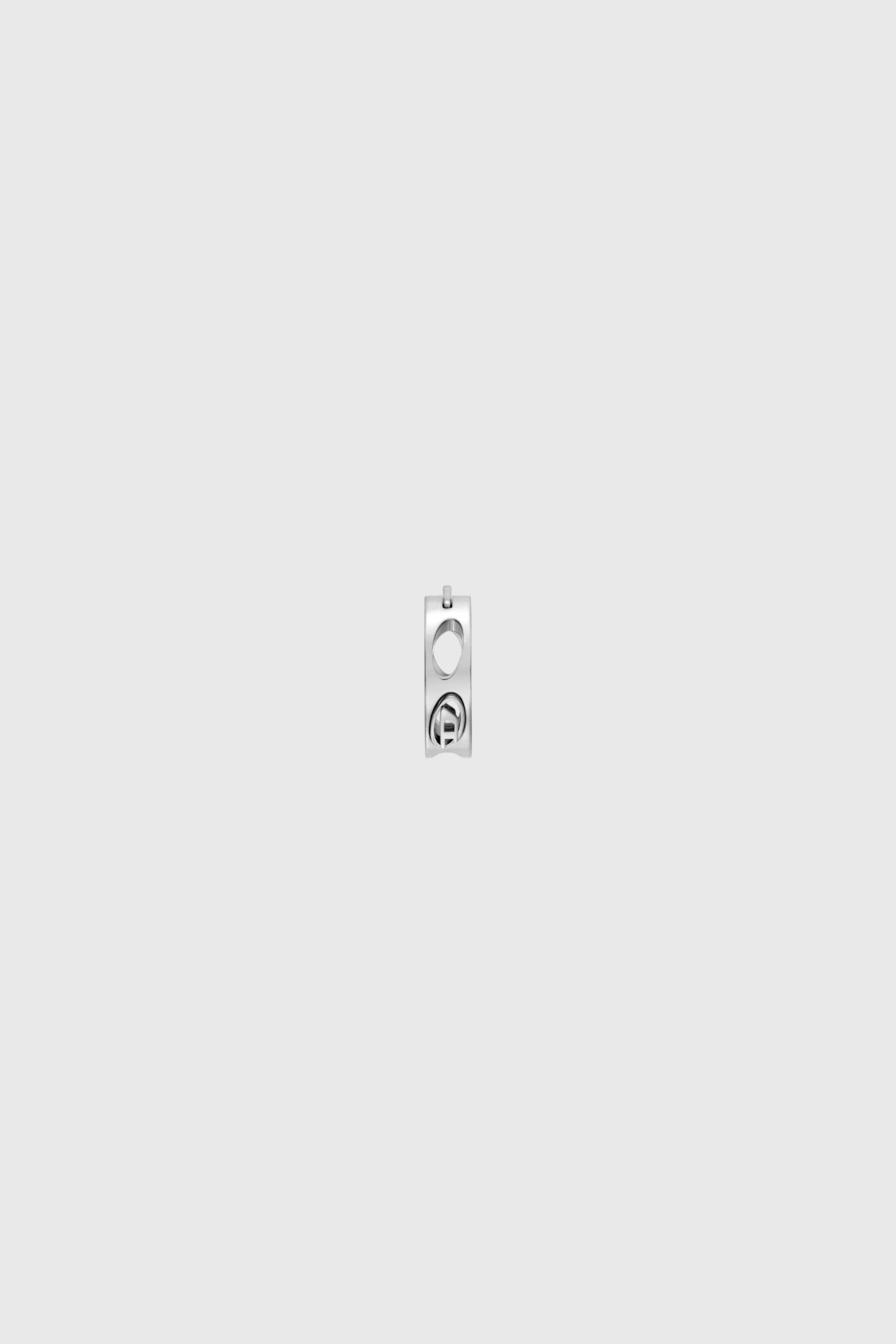 Diesel - DX166440 JEWELLERY, Pendiente de aro de acero inoxidable Unisex in Plateado - 2