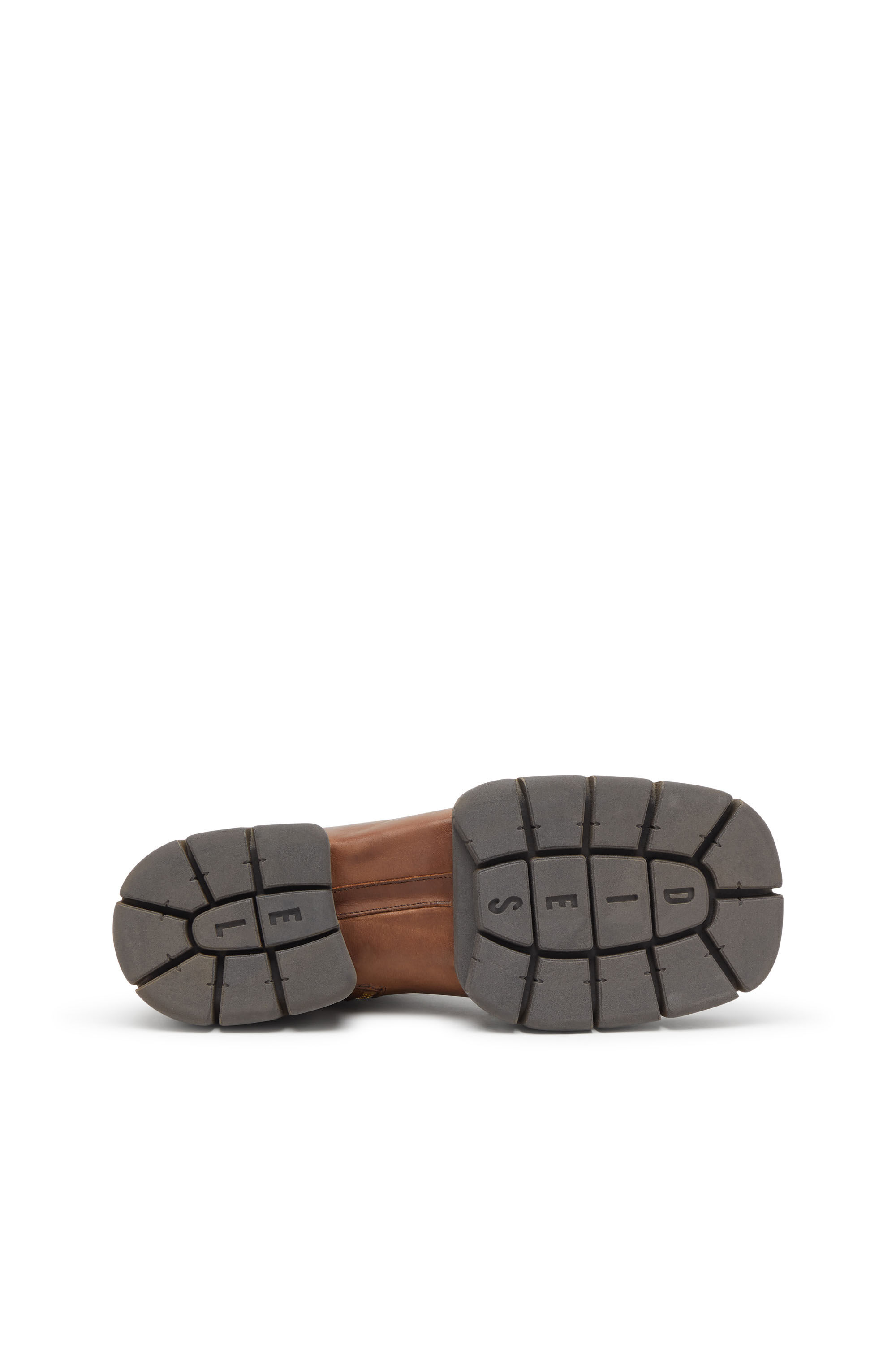 Diesel - D-TEX BT, Botas de cuero encerado hasta el tobillo con suela partida Hombre in Marrón - 5
