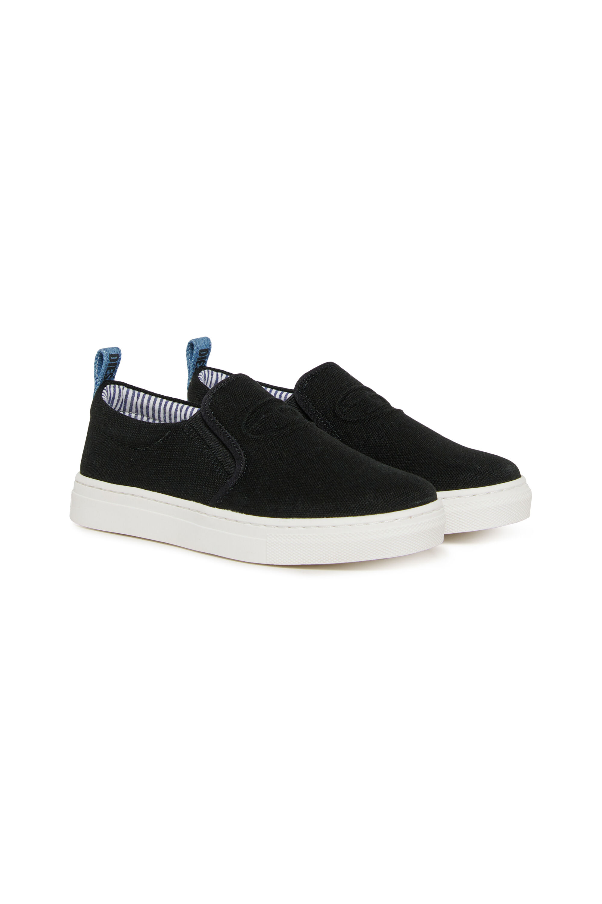 Diesel - S-SLIPGAB, S-SLIPGAB-Zapatillas slip-on de algod&oacute;n Unisex in Negro - 2