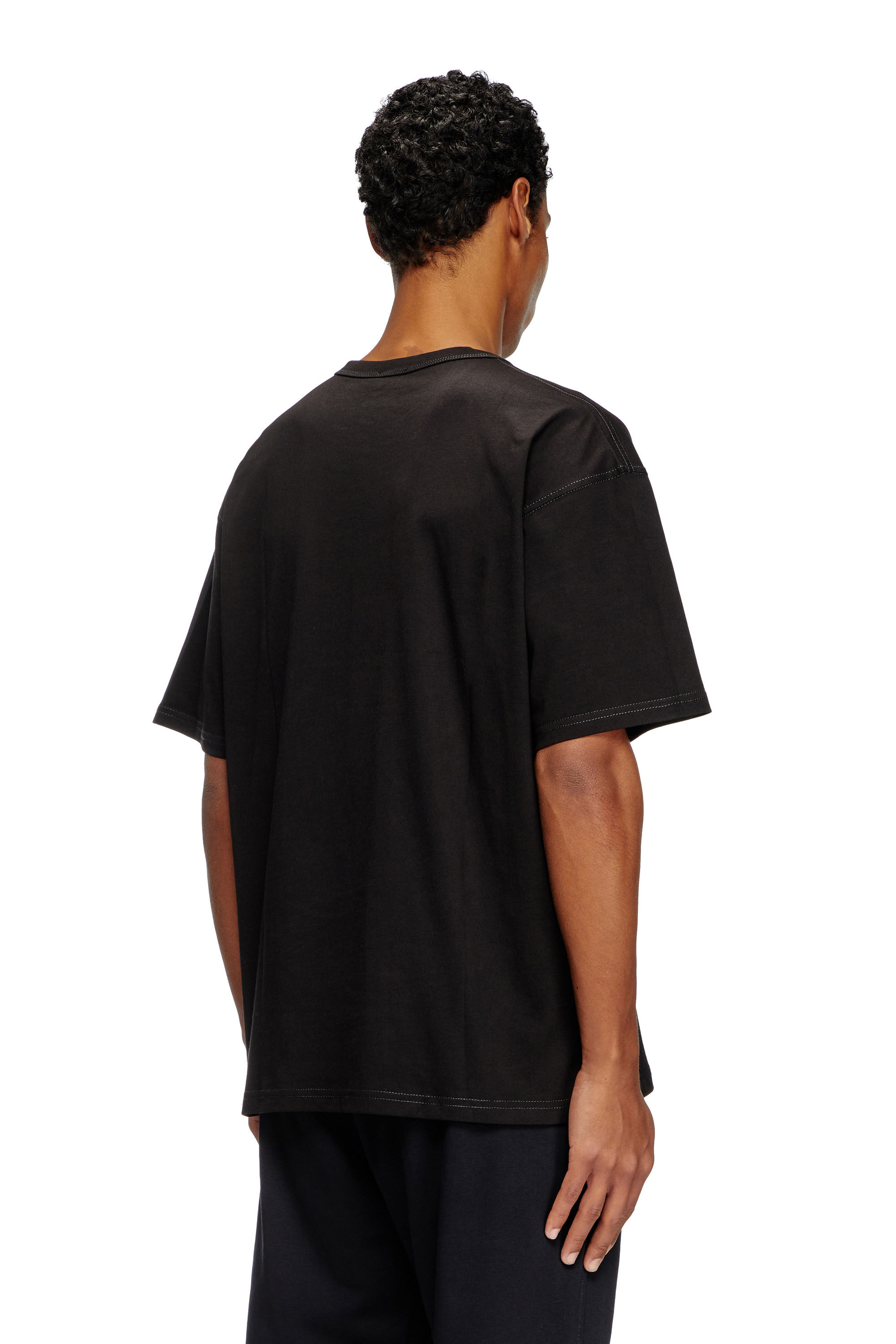 Diesel - T-BOXT-R30, Camiseta con logotipo pequeño Hombre in Negro - 4