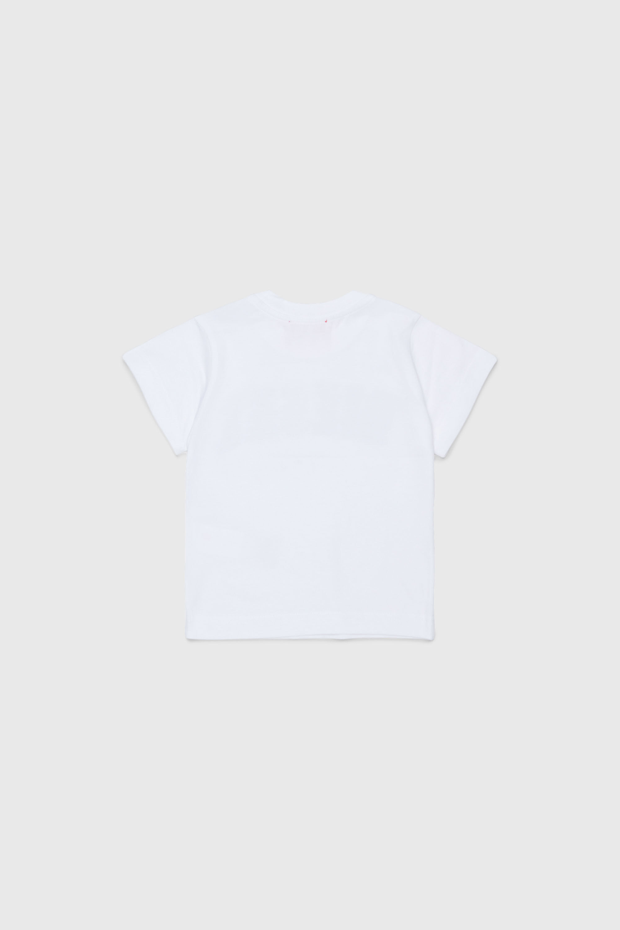 Diesel - TEANSB, Camiseta de algod&oacute;n con logo efecto deshilachado Hombre in Blanco - 2
