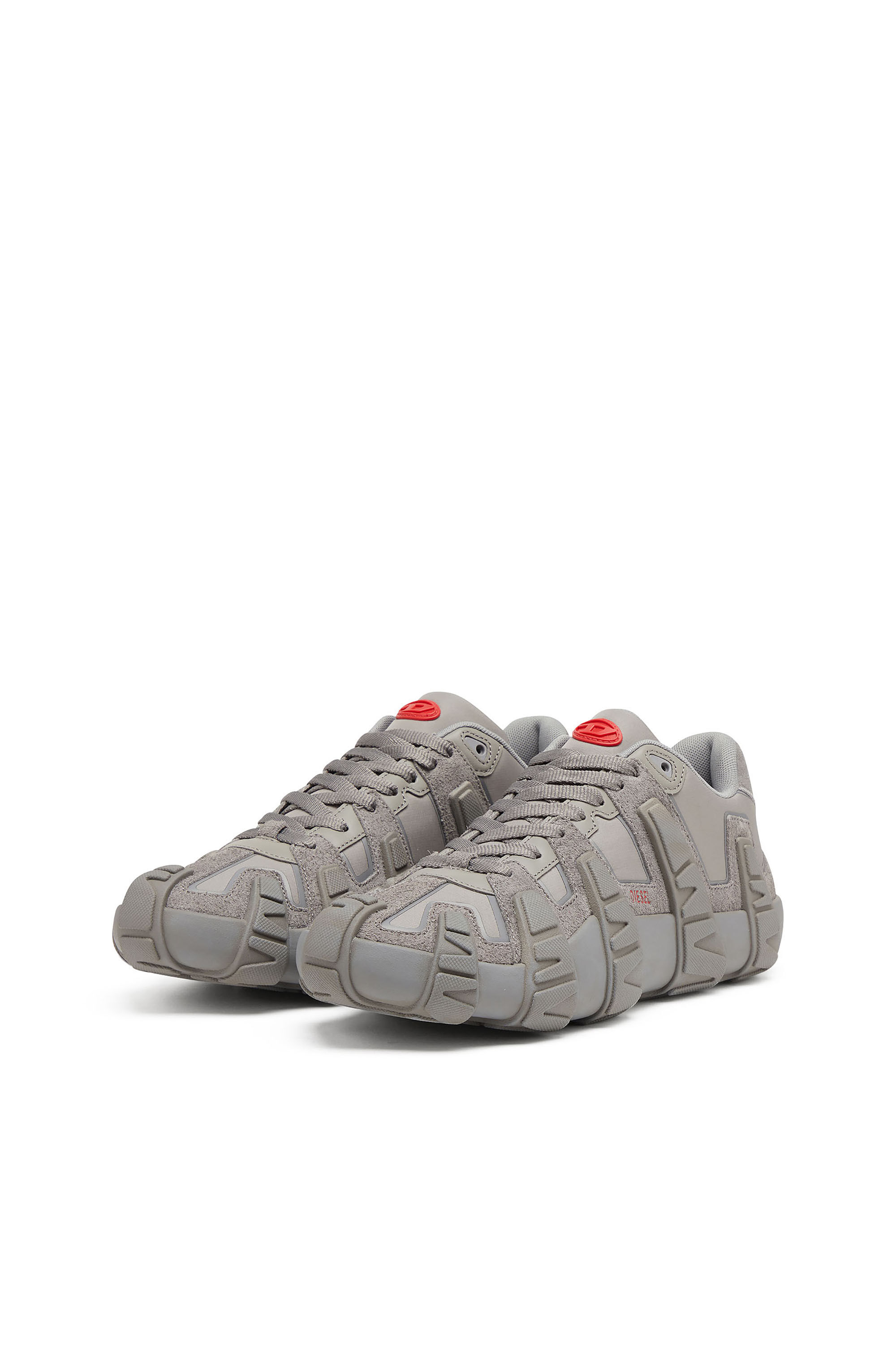 Diesel - S-D-GRIFFE LOW, Man's S-D-Griffe - Nylon sneakers in Grey - 7