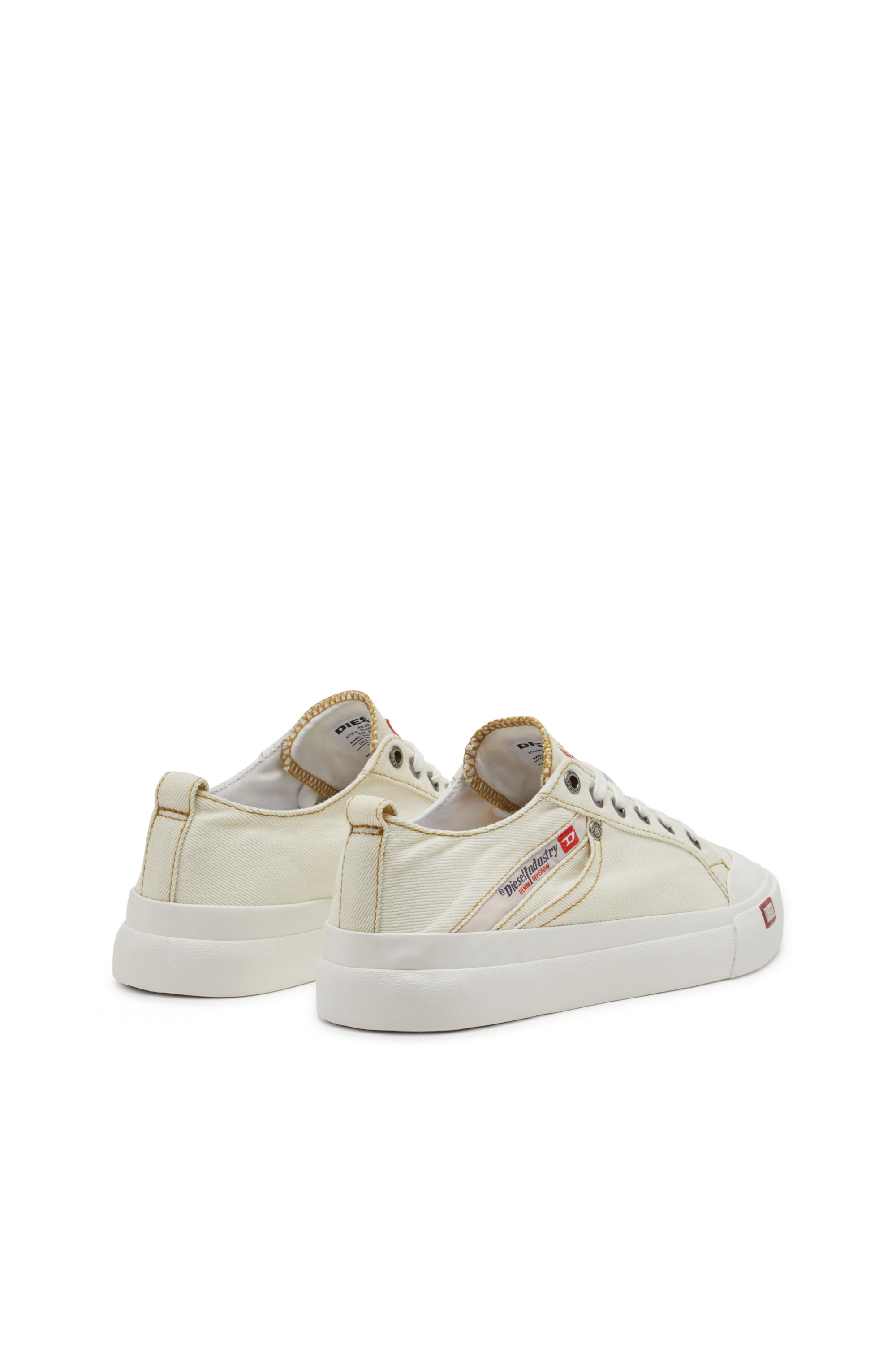 Diesel - S-ATHOS NMD LOW W, S-Athos-Deportivas de denim con detalle de bolsillo Mujer in Blanco - 3