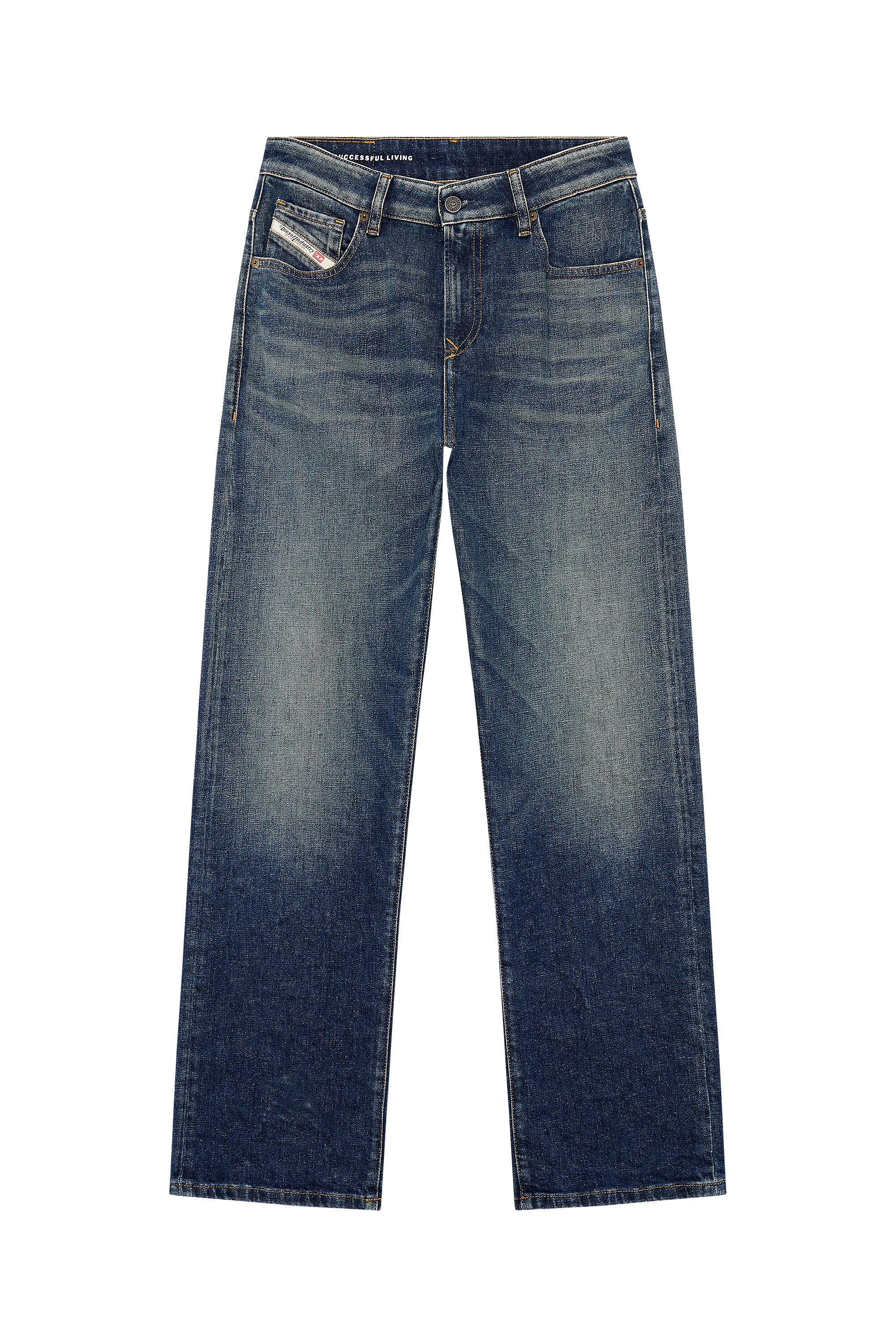 Diesel - Woman Straight Jeans 1999 D-Reggy 09H49, Dark Blue - Image 2