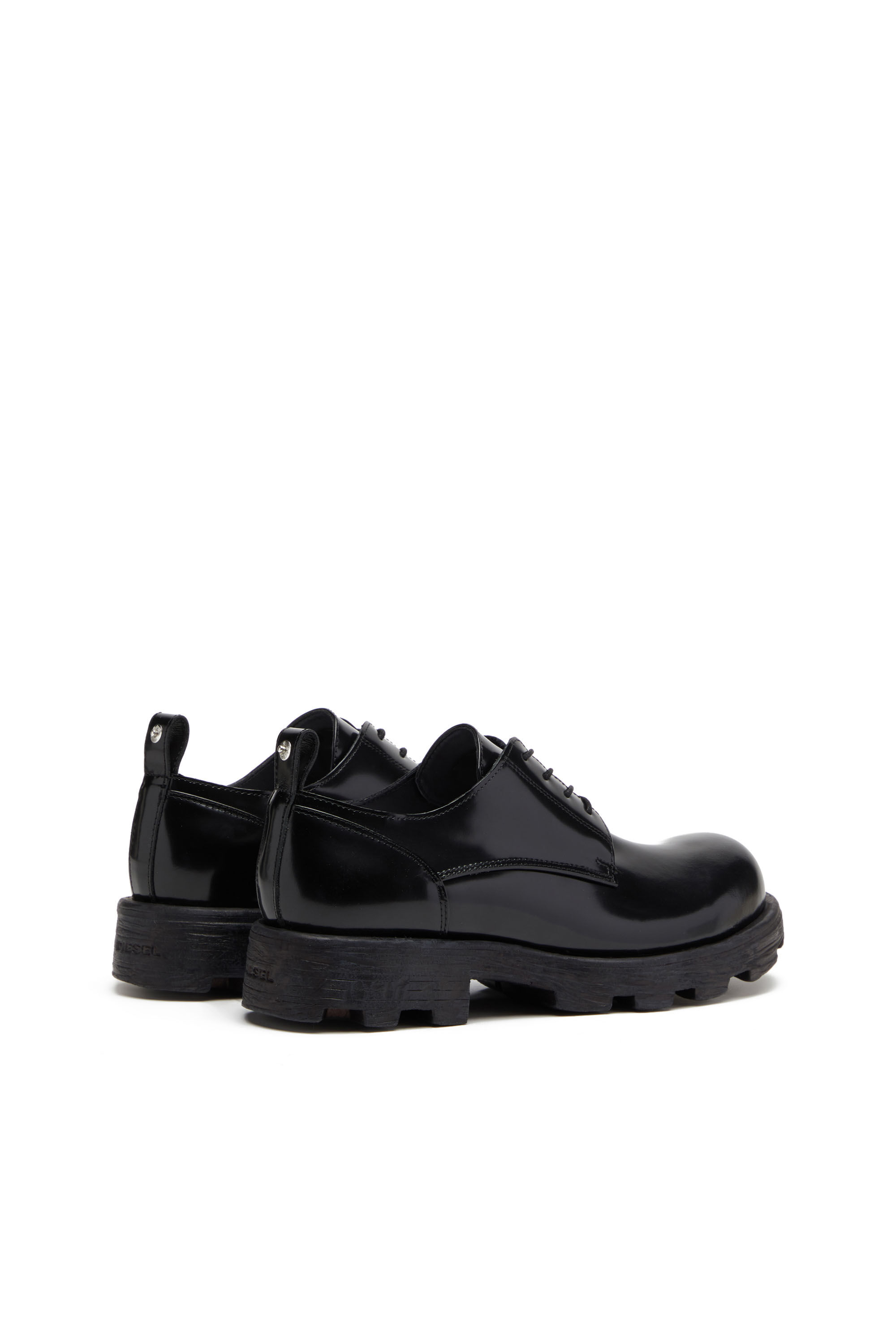 D HAMMER SH Man Lace up shoes in shiny leather Diesel