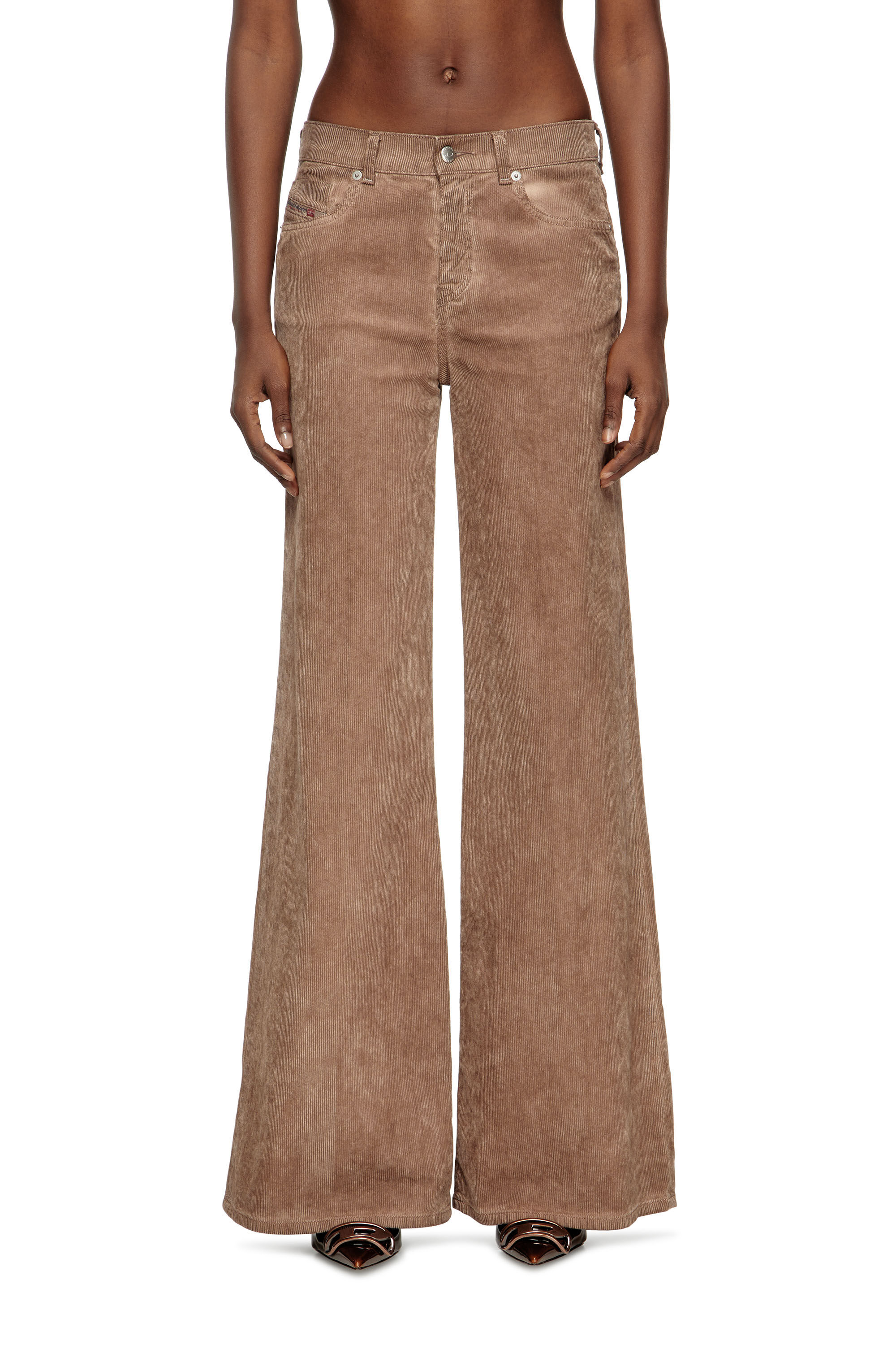 Diesel - Flare Jeans 1978 D-Akemi 068SD Mujer, Rosa - 3