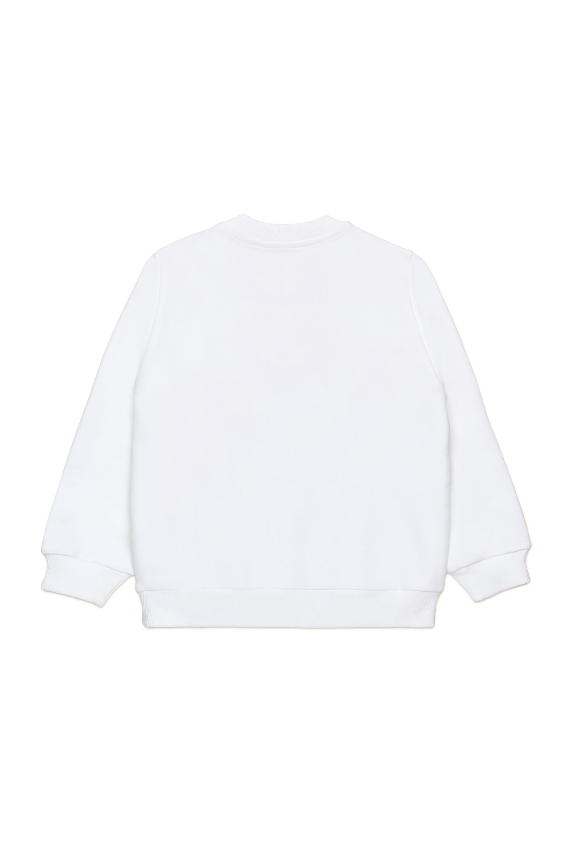 Diesel - SCACUORE, Sudadera con logotipo de corazón Mujer in Blanco - 2