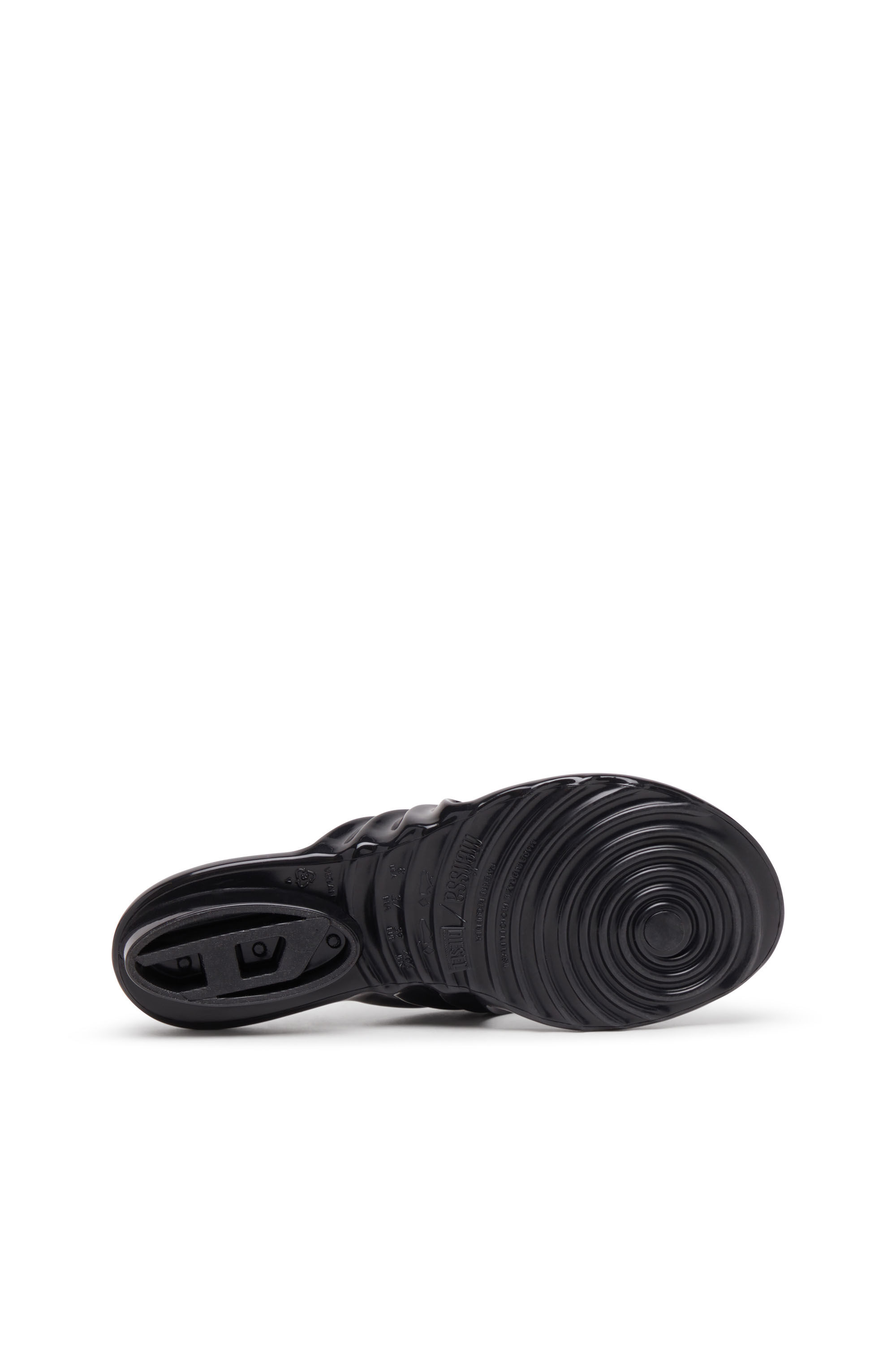 Diesel - MELISSA QUANTUM THONG, Chanclas esculturales en Melflex&reg; Mujer in Negro - 5