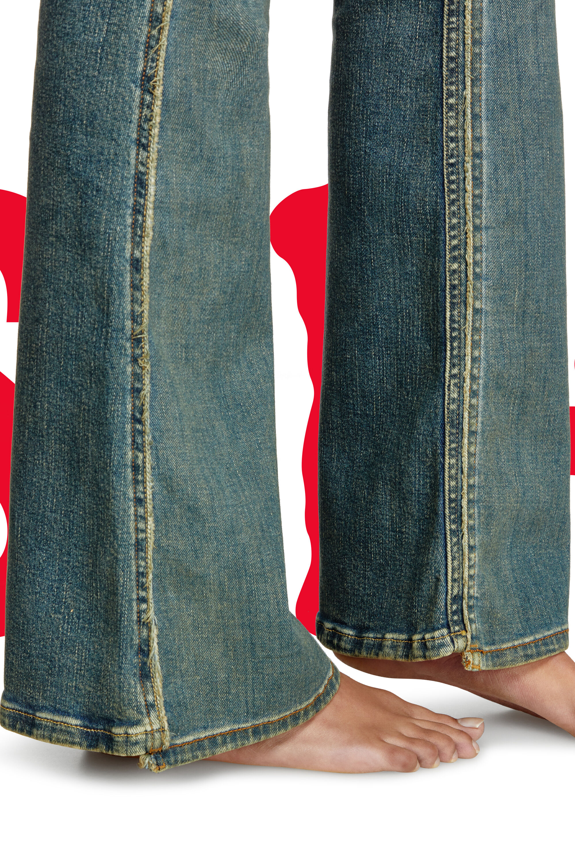 Diesel - Regular Jeans Dieseloves 01 09N01 Mujer, Azul Oscuro - 5