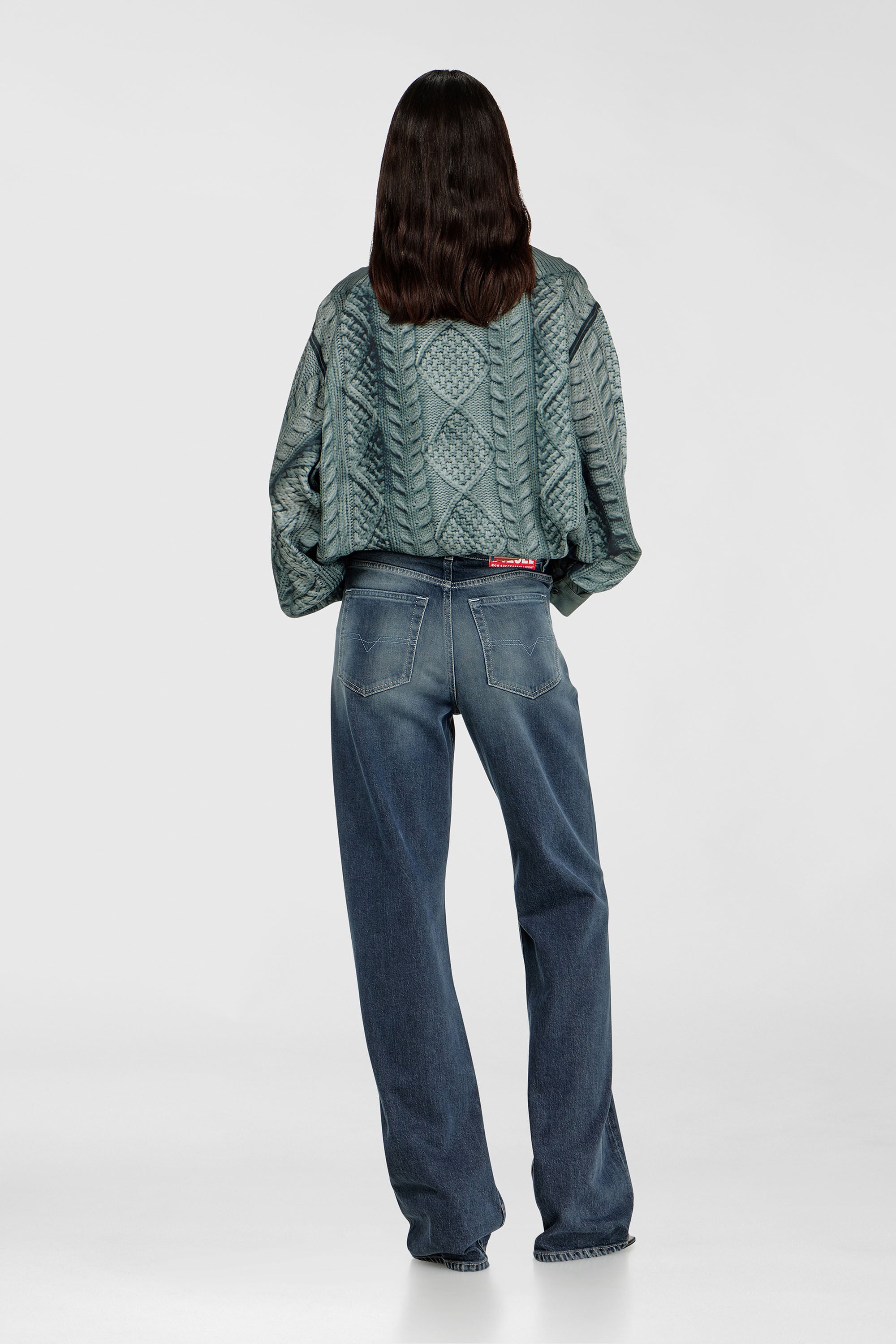 Diesel - Regular Jeans 1971 D-Sent 007EI Mujer, Azul Oscuro - 3