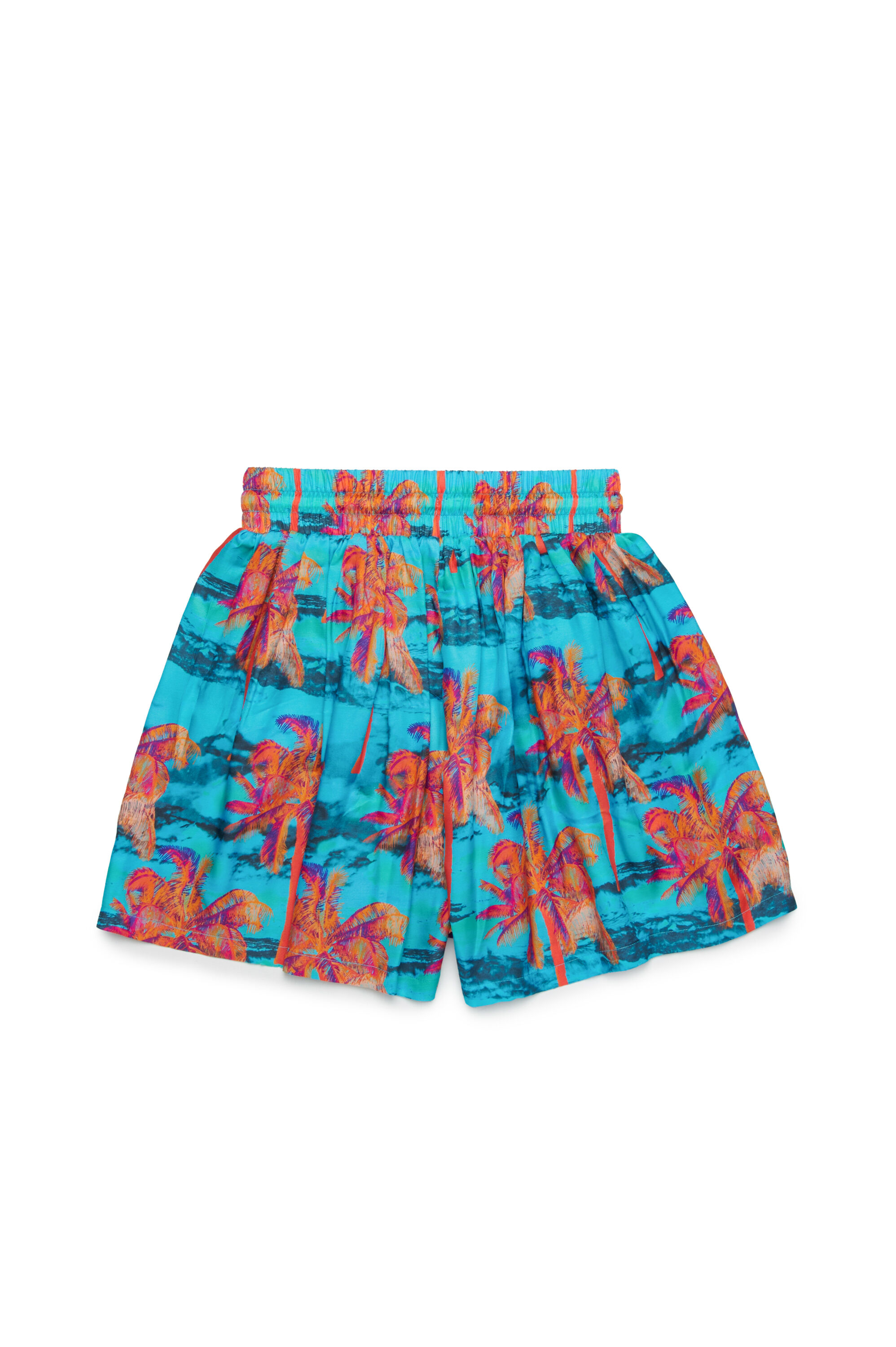Diesel - MPARIA, Pantalones cortos con estampado de palmeras Mujer in Multicolor - 2