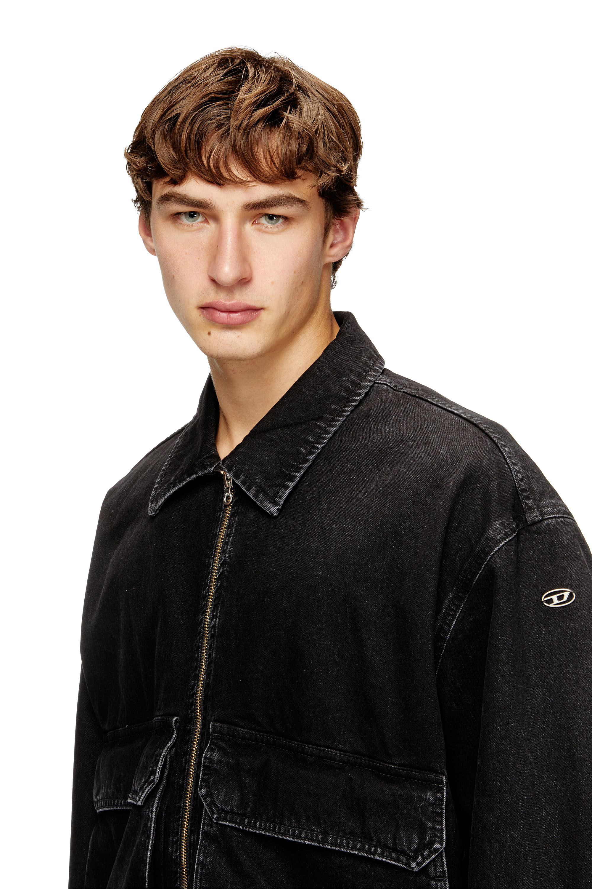 Diesel - D-KURZ, Chaqueta de mezclilla DNA Unisex in ToBeDefined - 5