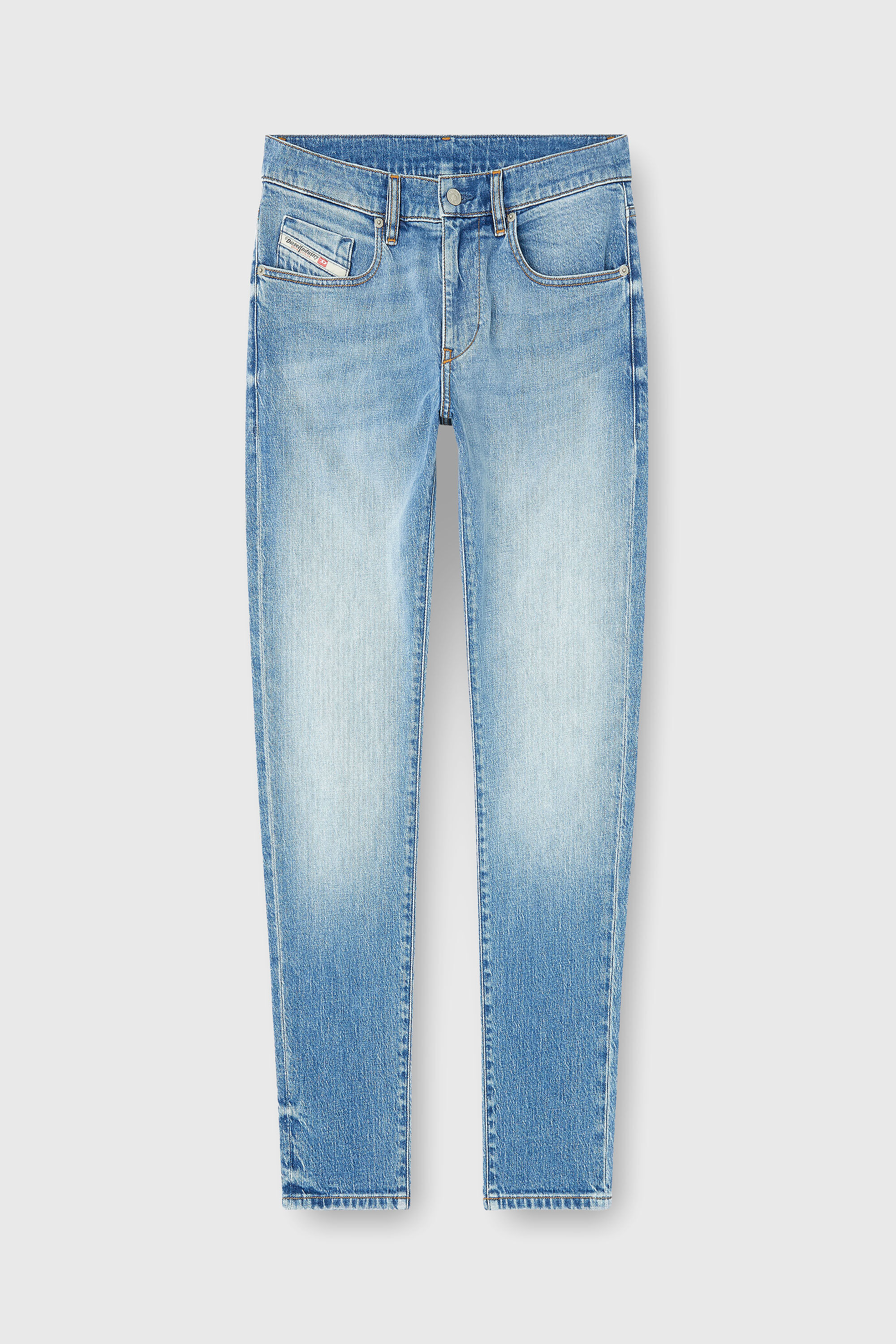 Diesel - Slim Jeans 2019 D-Strukt 0ADBK Hombre, Azul Claro - 4
