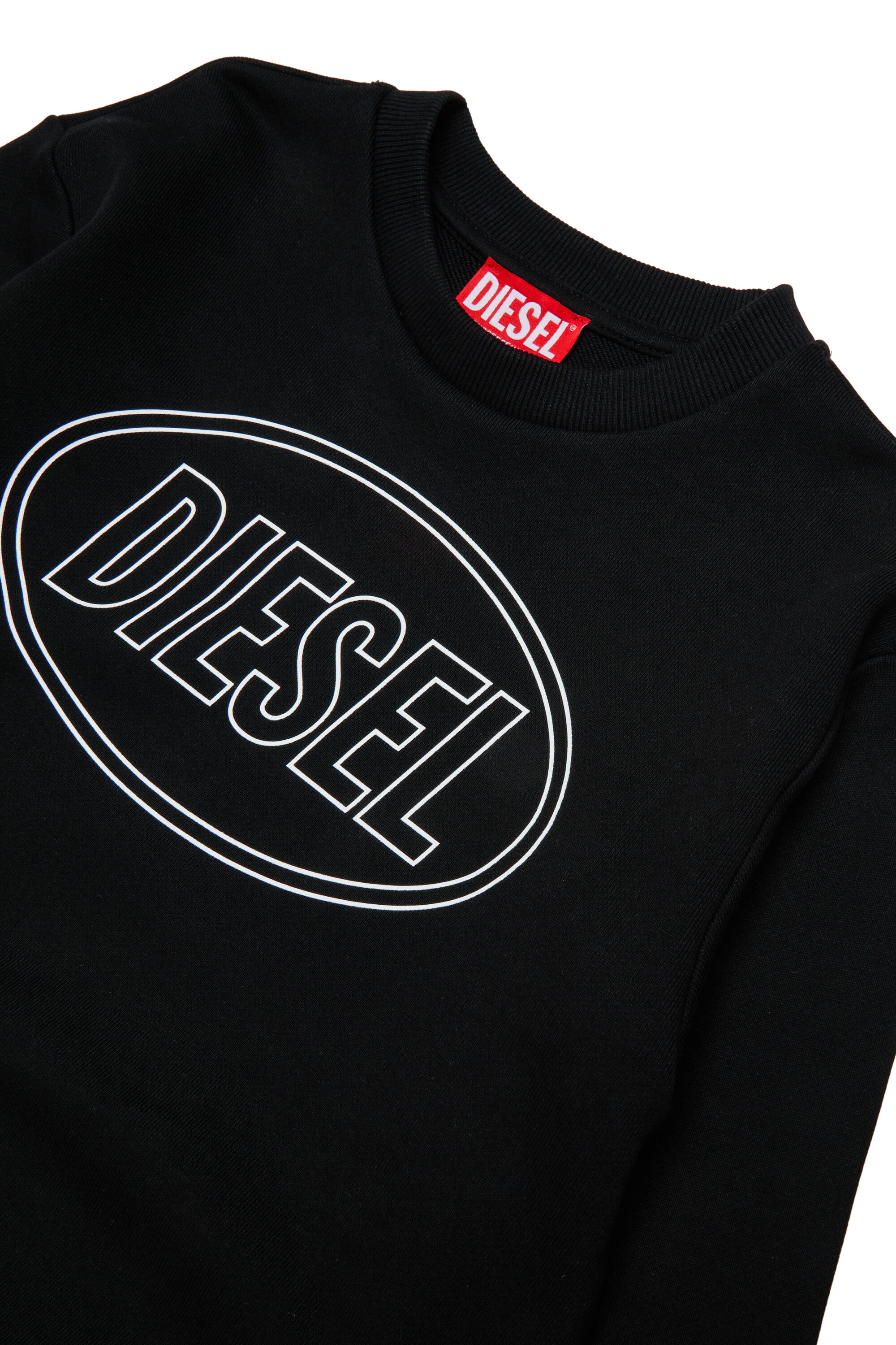 Diesel - SCIRCLE OVER, Sudadera con estampado de logotipo Hombre in Negro - 3