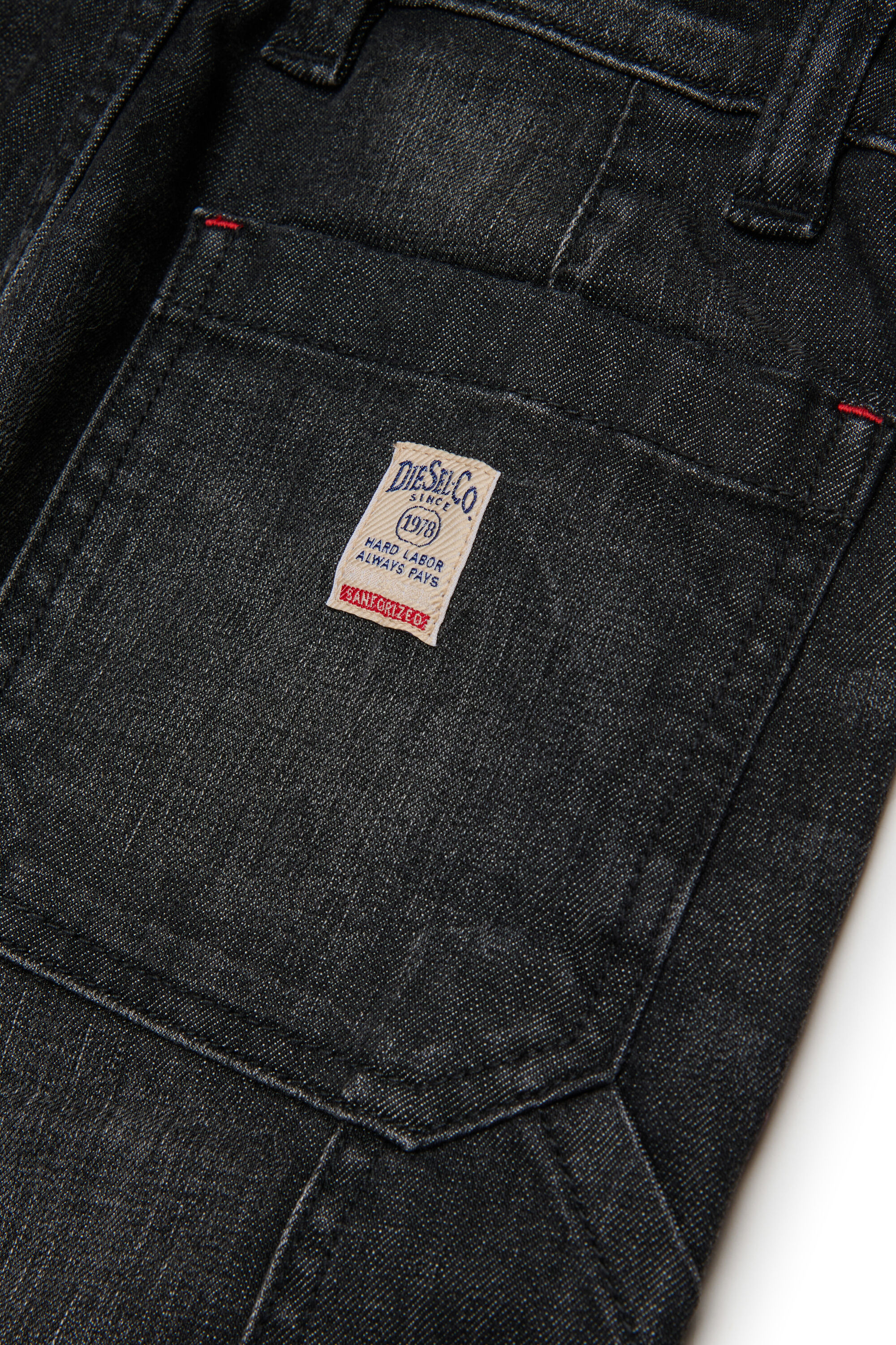 Diesel - D-BART-J Hombre, Negro/Gris oscuro - 4