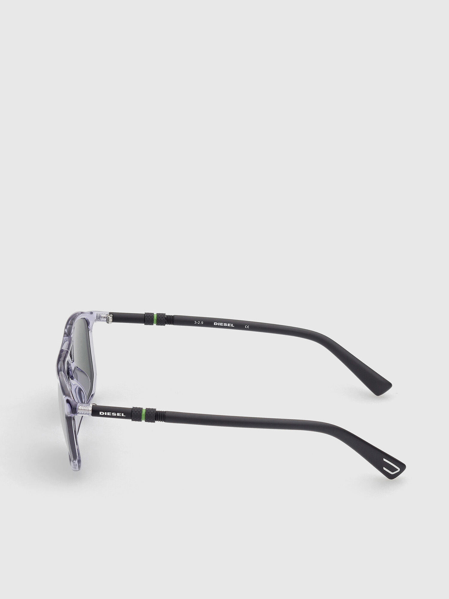 Diesel - DL0332, Monturas ópticas con forma navigator Hombre in Gris - 3