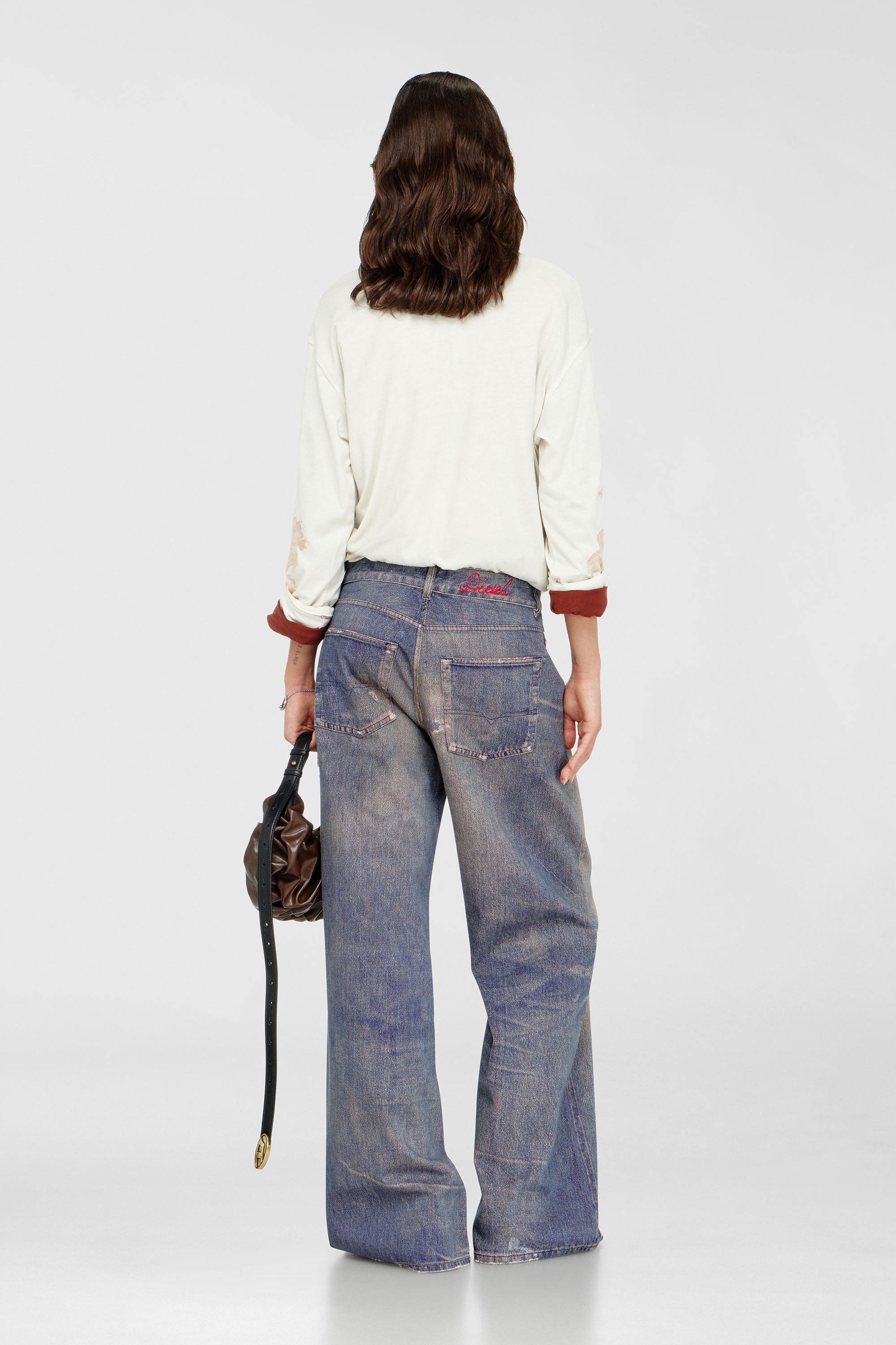 Diesel - Relaxed Jeans 1996 D-Sire 09P95 Mujer, Azul Oscuro - 3