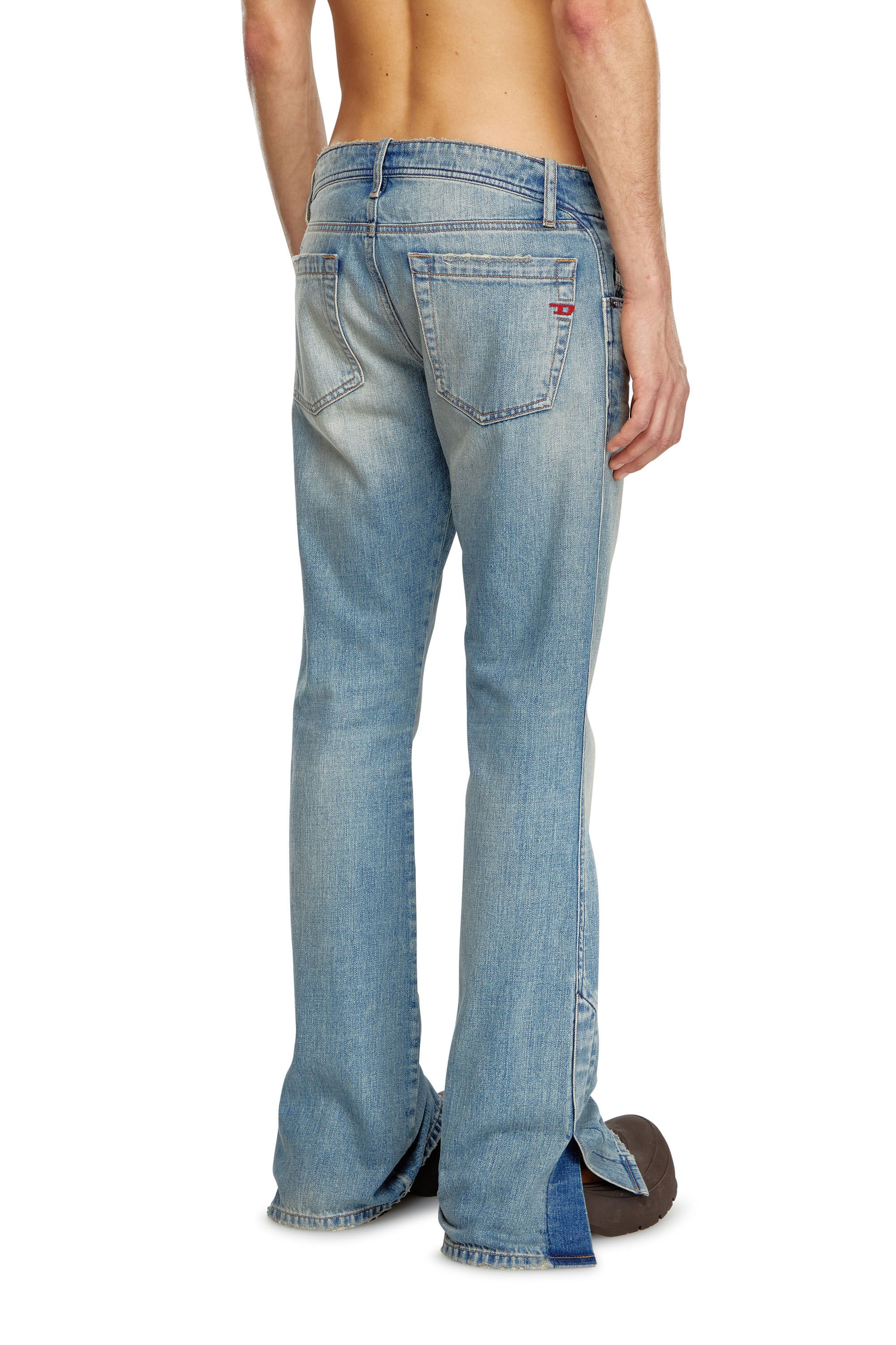 Diesel - Man Bootcut Jeans D-Backler 0GRDN, Light Blue - Image 4