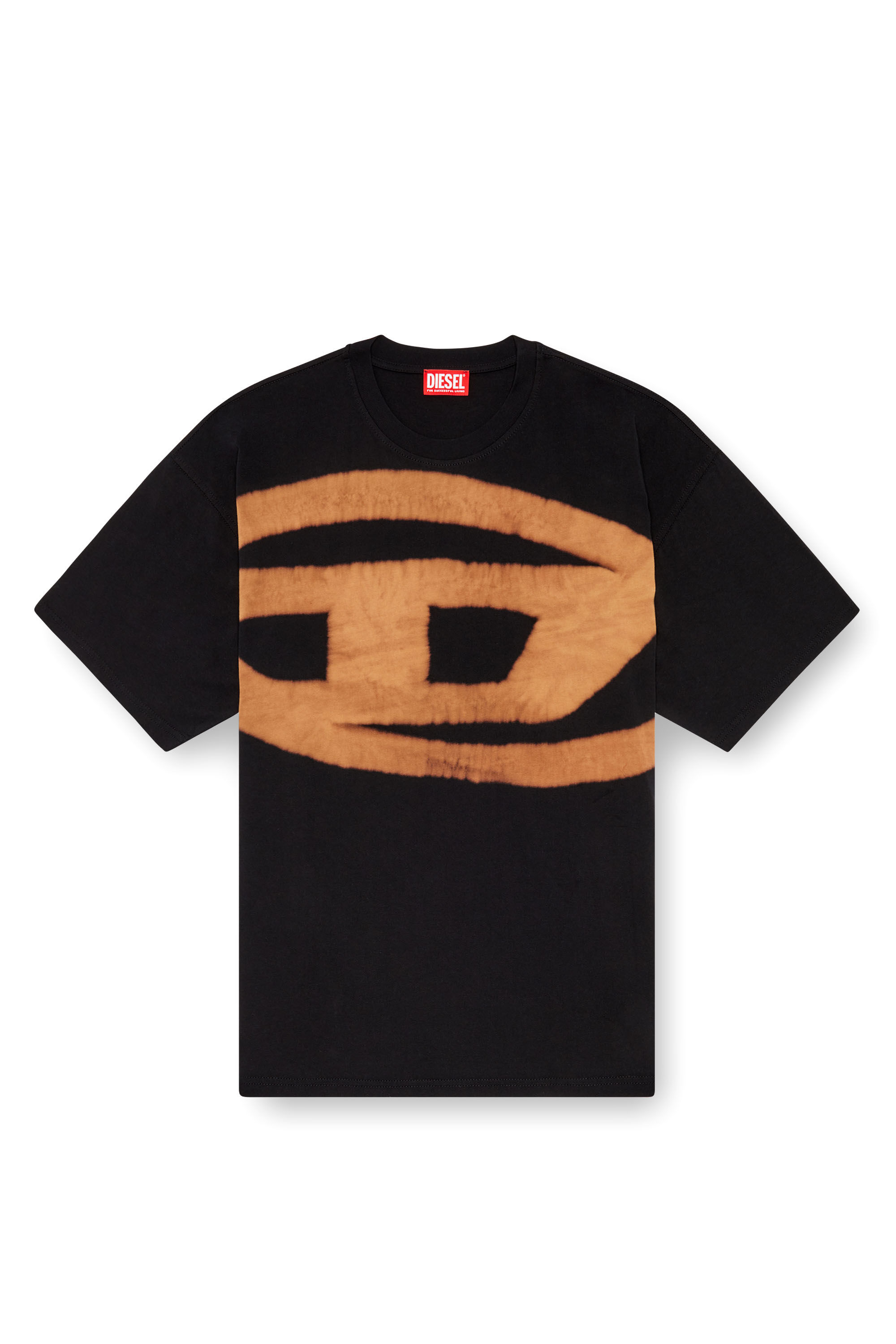 Diesel - T-BOXT-BLEACH, Hombre Camiseta con logotipo Oval D descolorido in Multicolor - Image 2