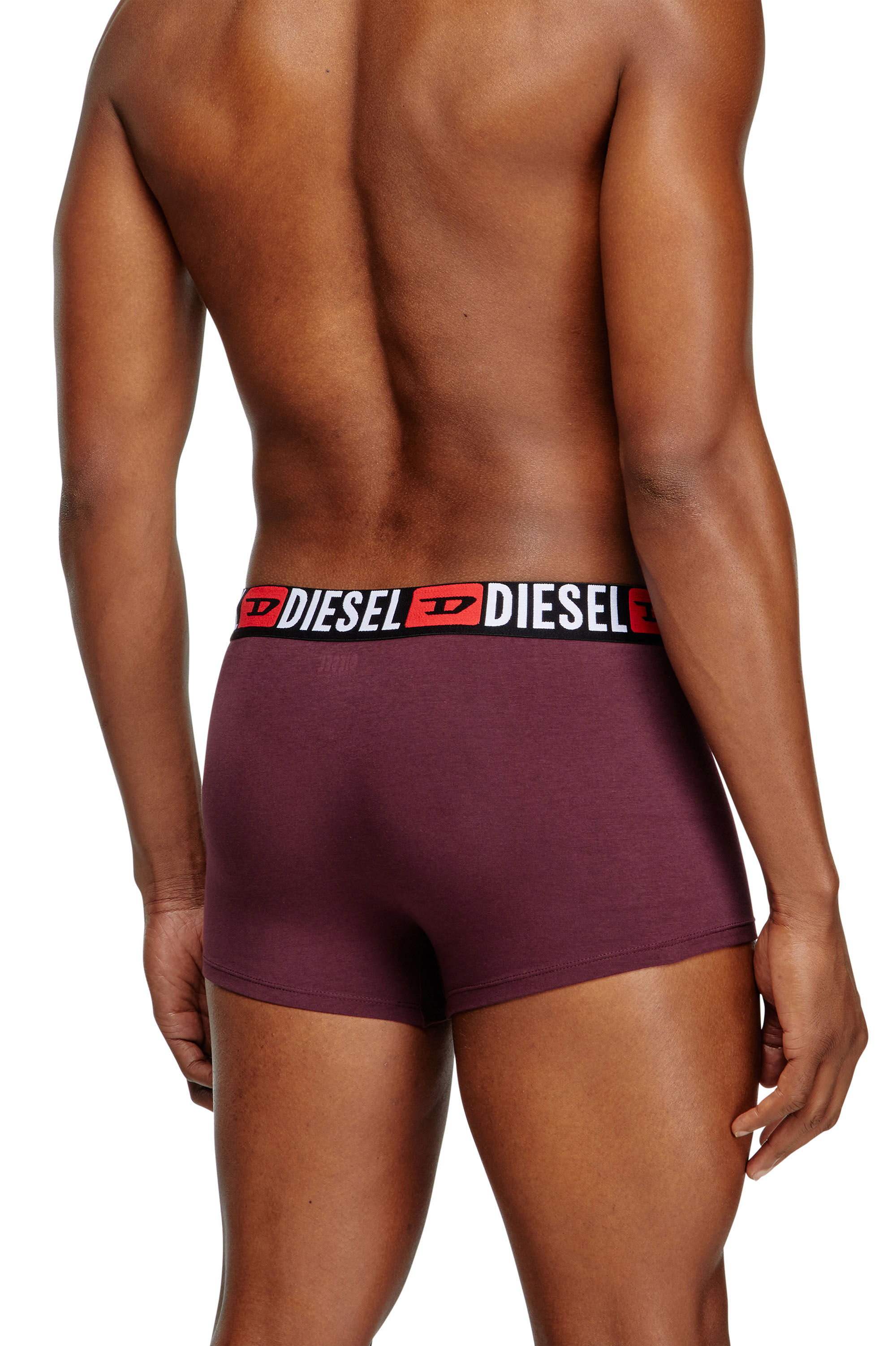 Diesel - UMBX-DAMIENTHREEPACK, Set de tres calzoncillos bóxer con logotipo en la cintura Hombre in Multicolor - 4